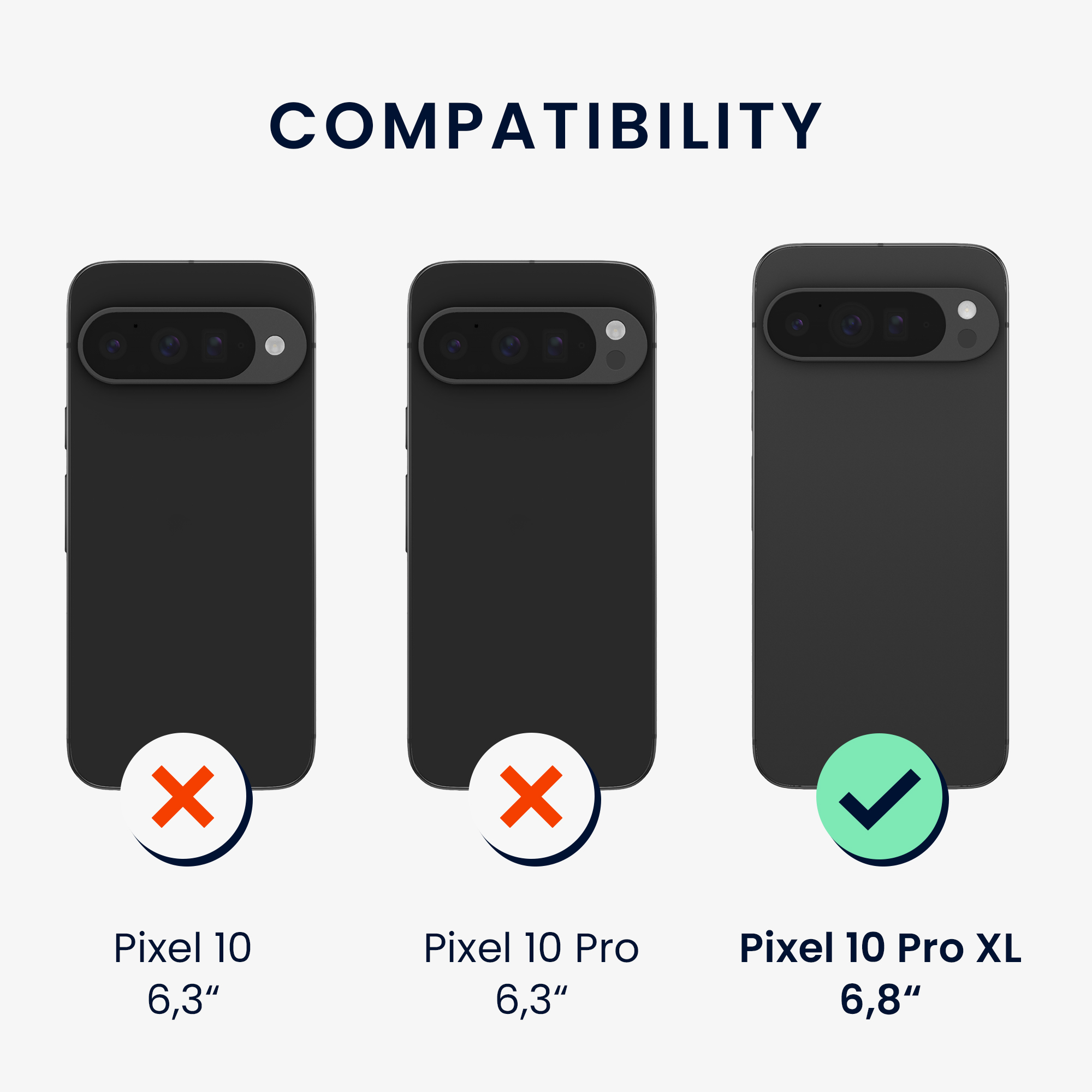 Crossbody kryt kwmobile pro Google Pixel 10 Pro XL - transparentní