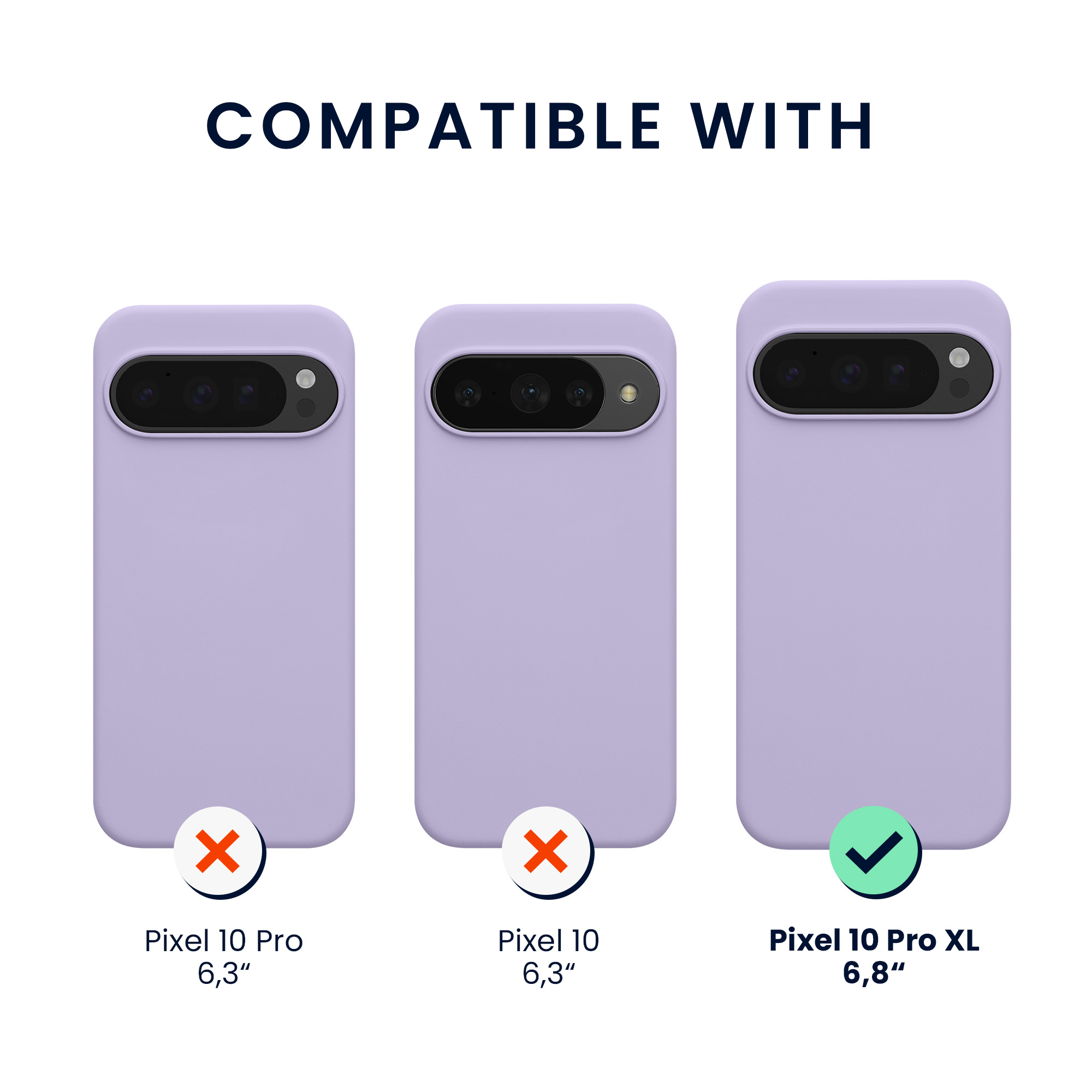 TPU silikonové pouzdro pro Google Pixel 10 Pro XL kwmobile MagSafe - levandulová