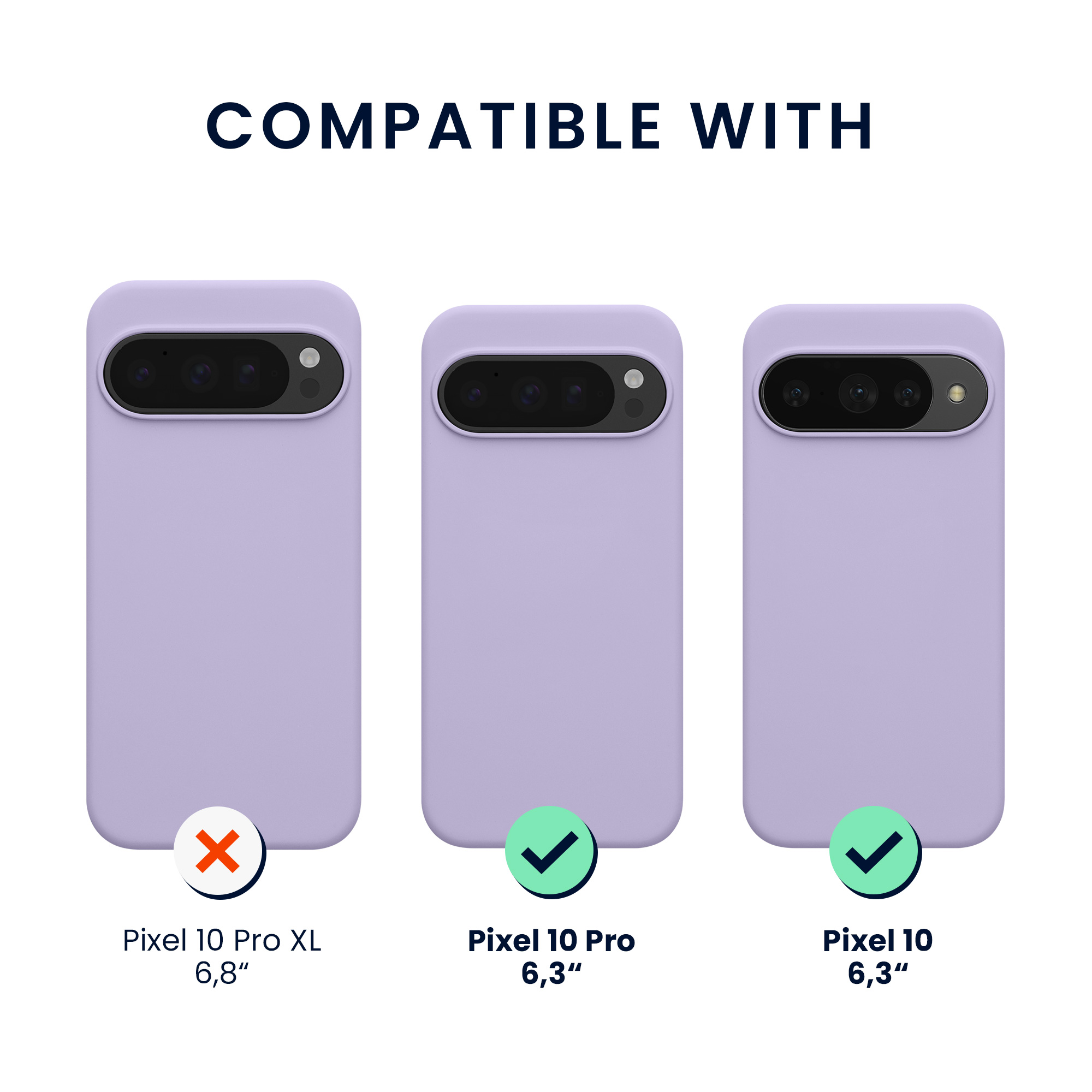 TPU silikonové pouzdro pro Google Pixel 10 / Pixel 10 Pro kwmobile MagSafe - levandulová