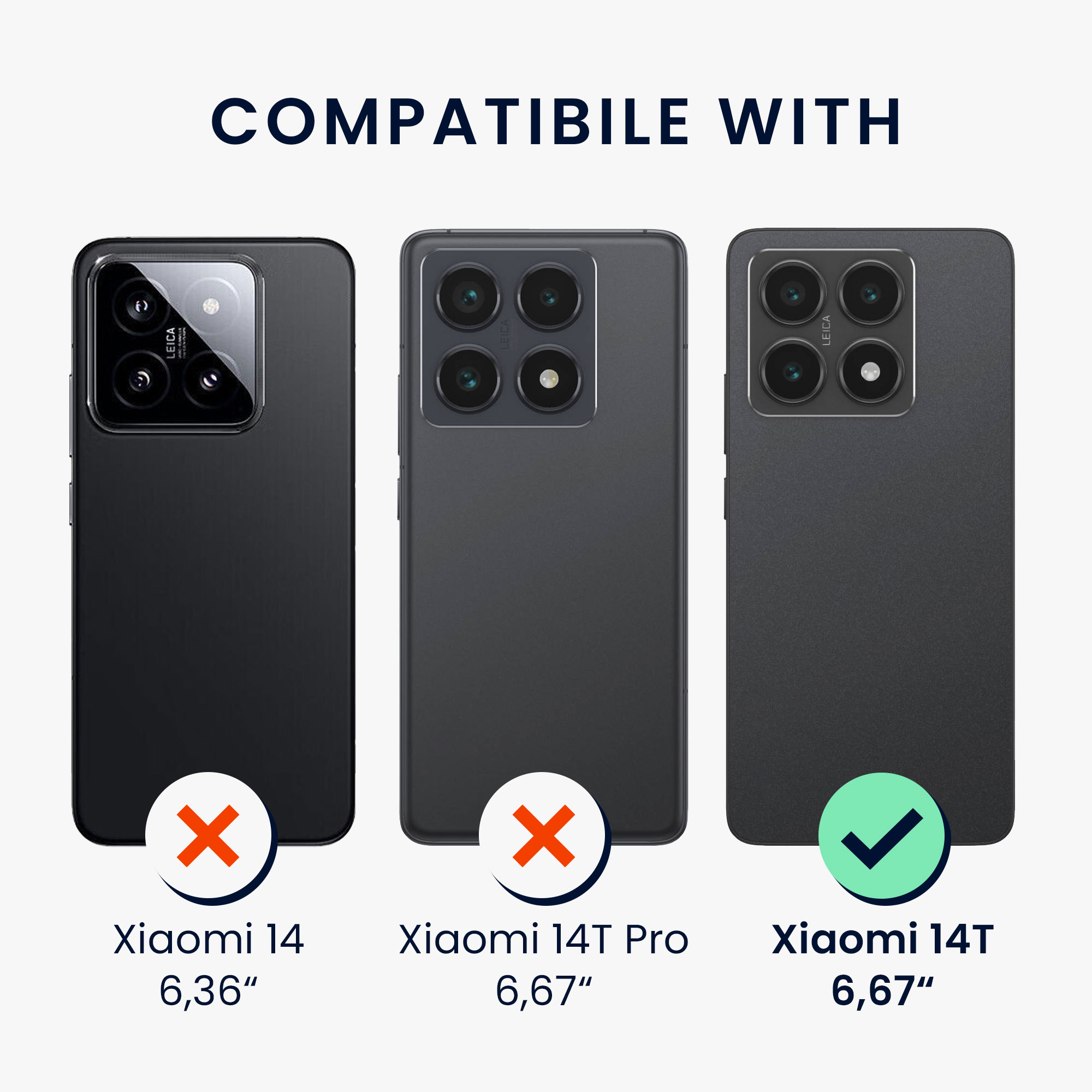 Kryt na mobil Xiaomi 14T kwmobile Card Slot transparentní