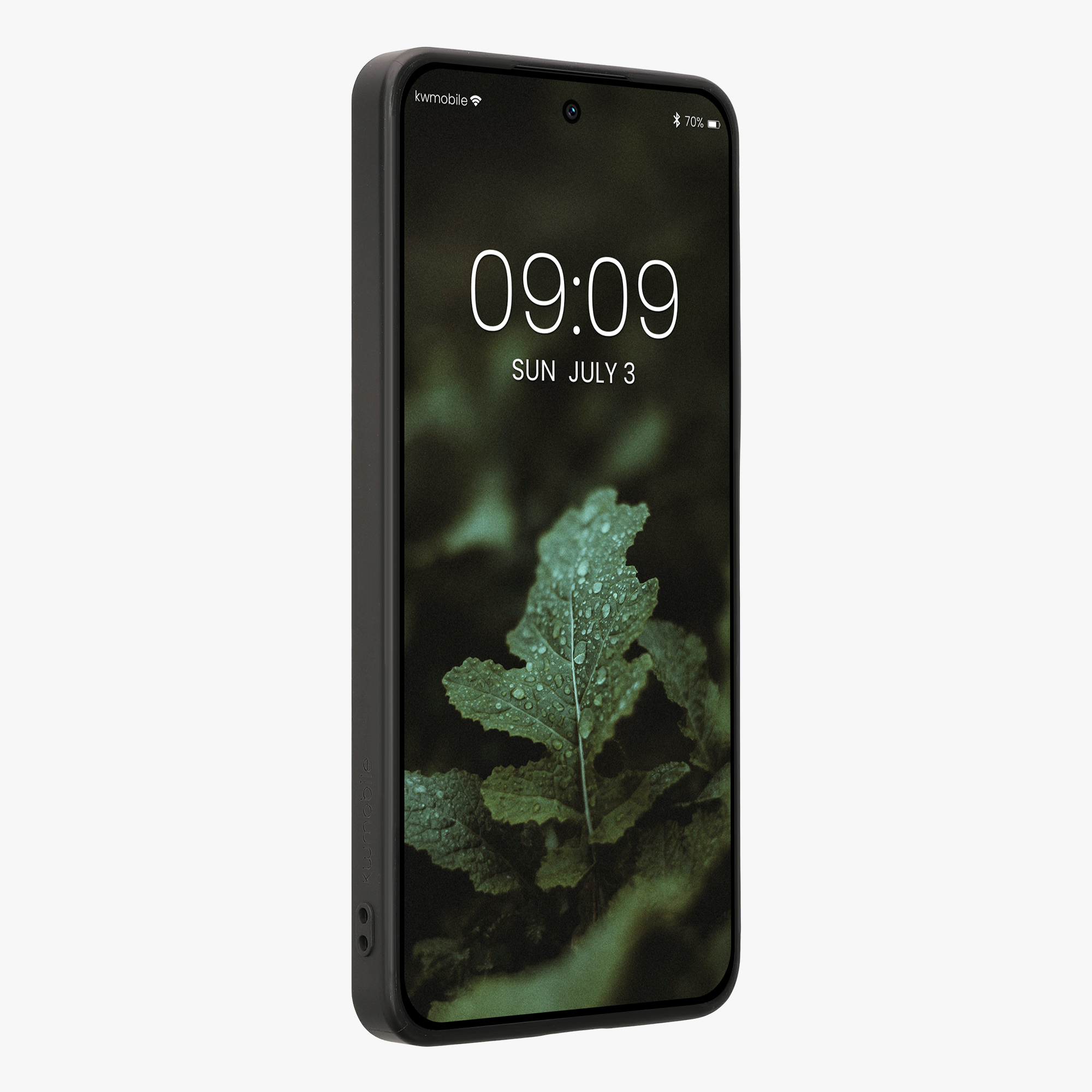 Dřevěné pouzdro pro Xiaomi Redmi Note 15 Pro 4G kwmobile - tvrdý obal v tmavě hnědé barvě