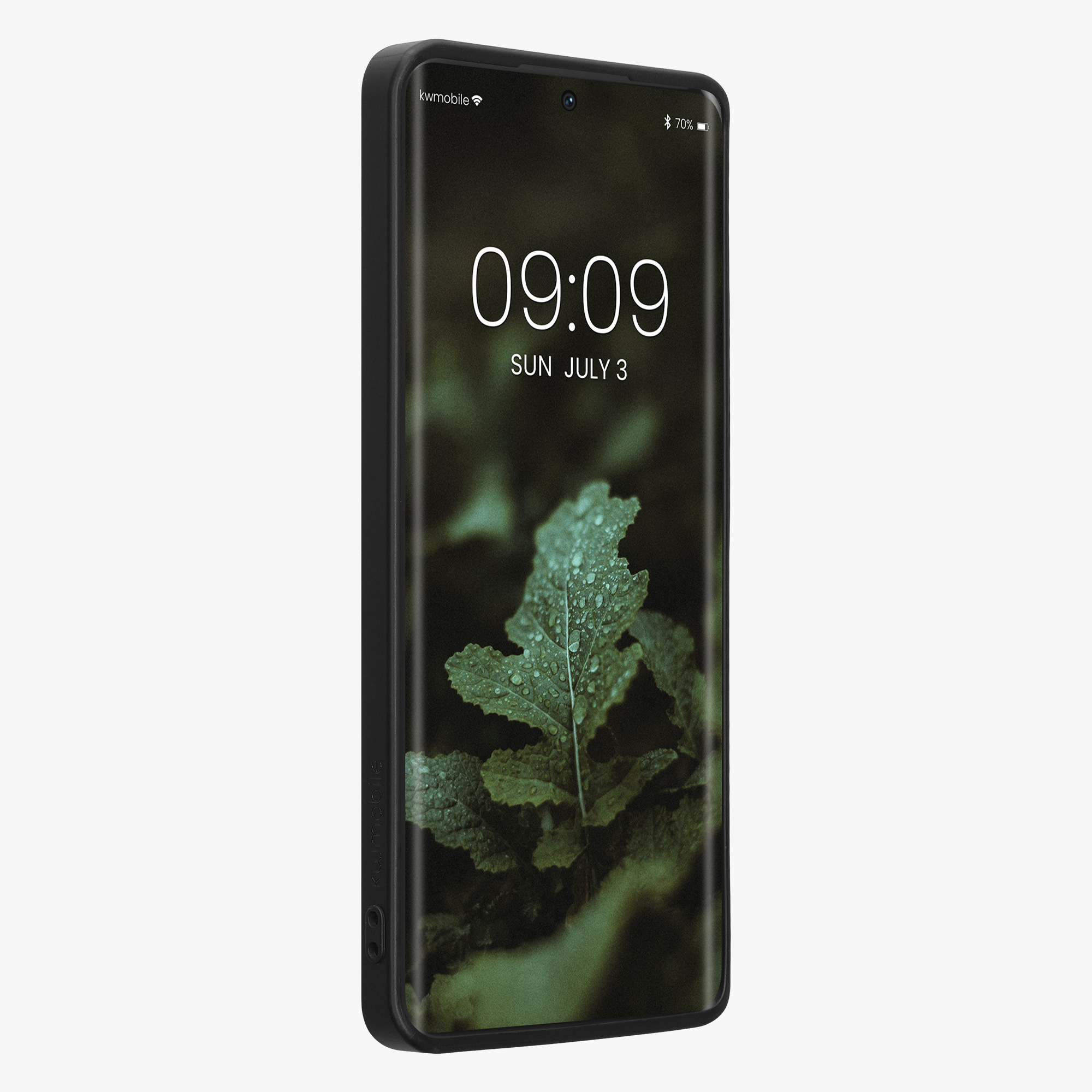 Dřevěné pouzdro pro Xiaomi Redmi Note 15 4G / 5G / Poco M8 5G kwmobile - tvrdý obal v tmavě hnědé barvě
