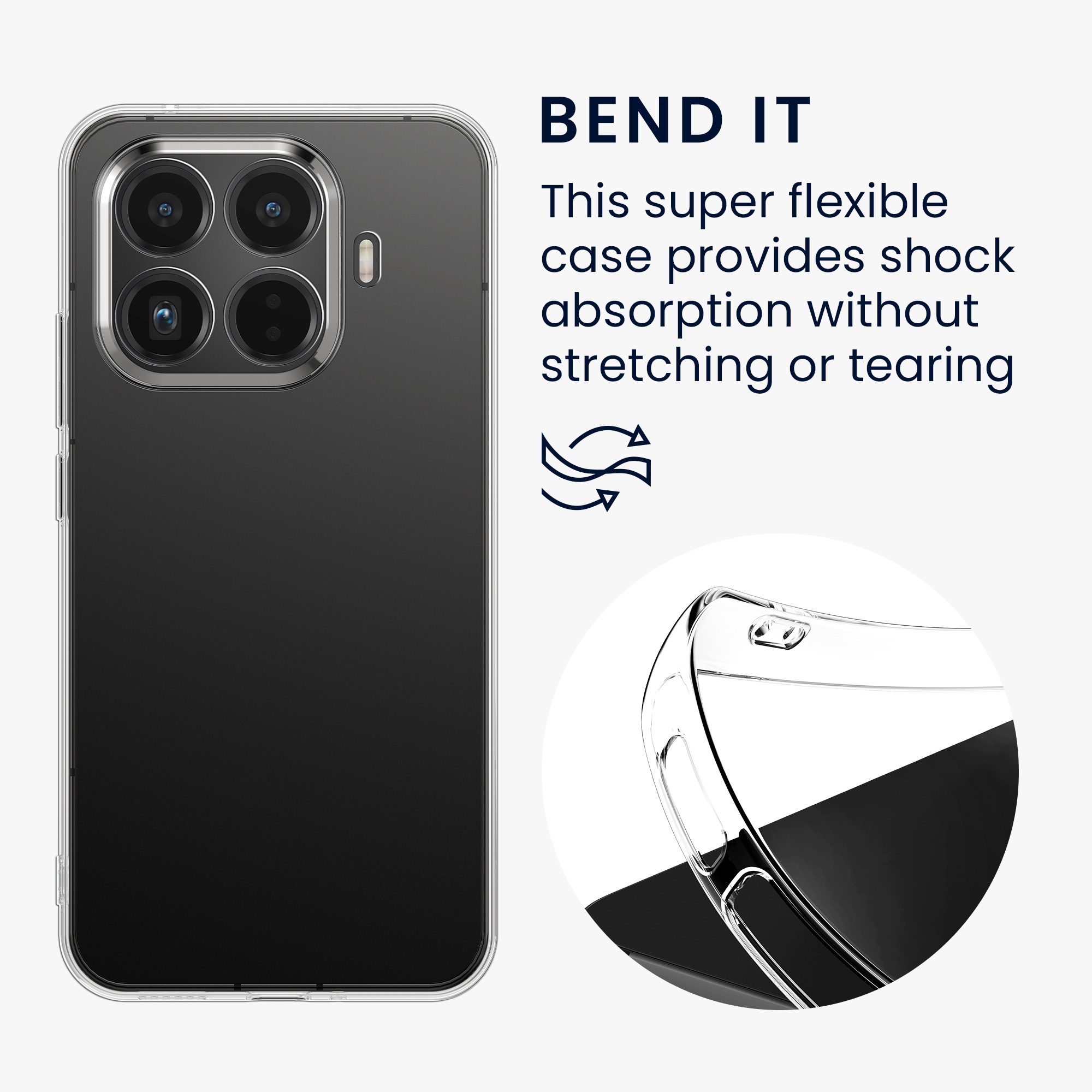 Pouzdro pro Xiaomi 15T Pro kwmobile tenké TPU - transparentní