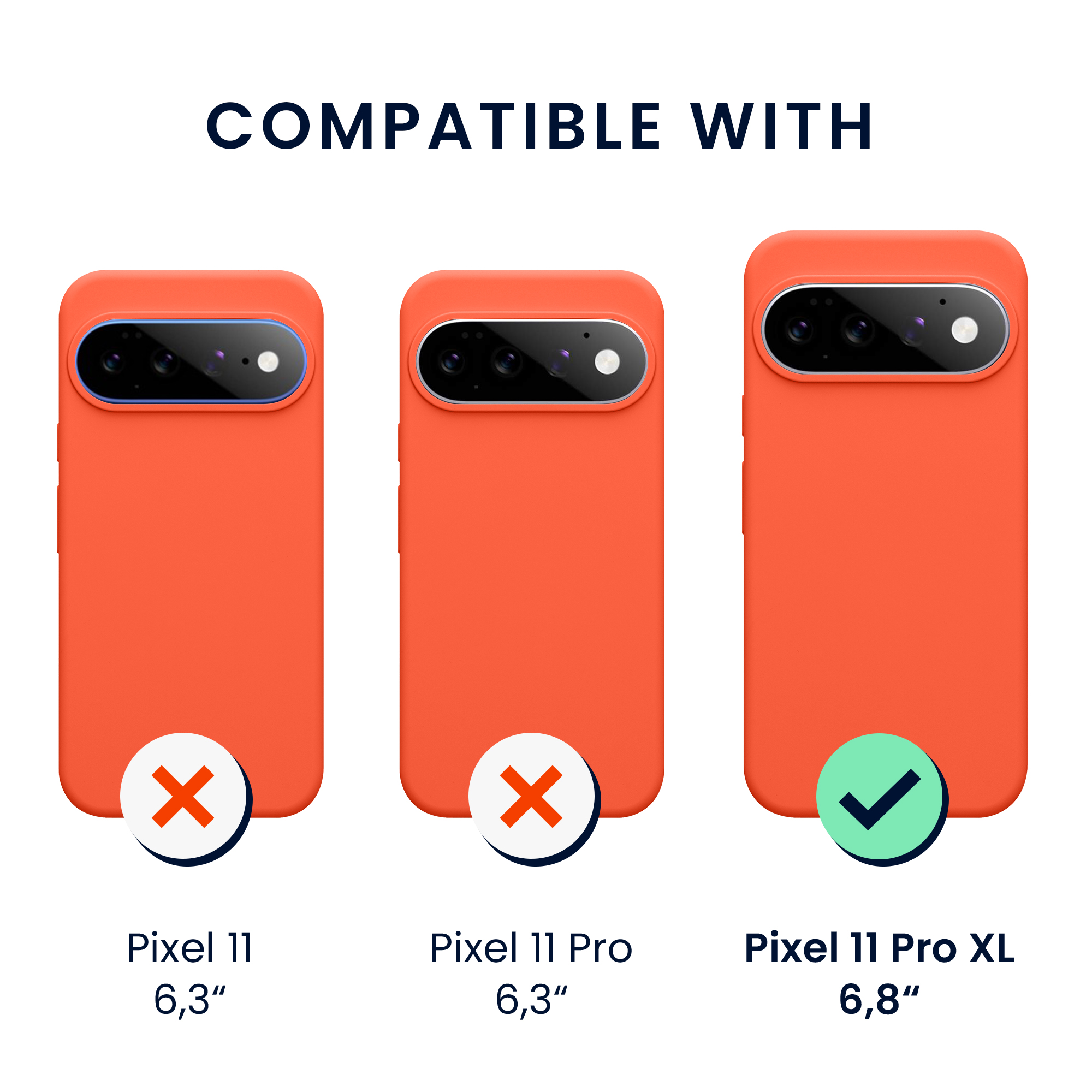 TPU silikonové pouzdro pro Google Pixel 11 Pro XL kwmobile MagSafe - neonově korálová
