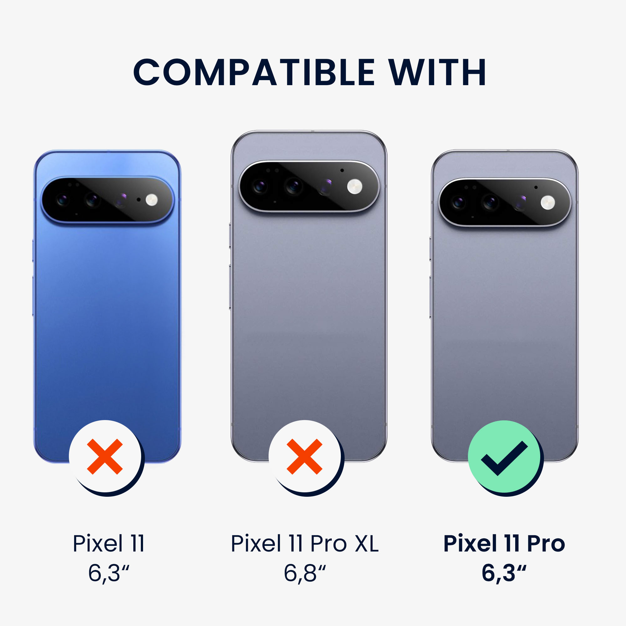 Čiré pouzdro pro Google Pixel 11 Pro kwmobile - transparentní