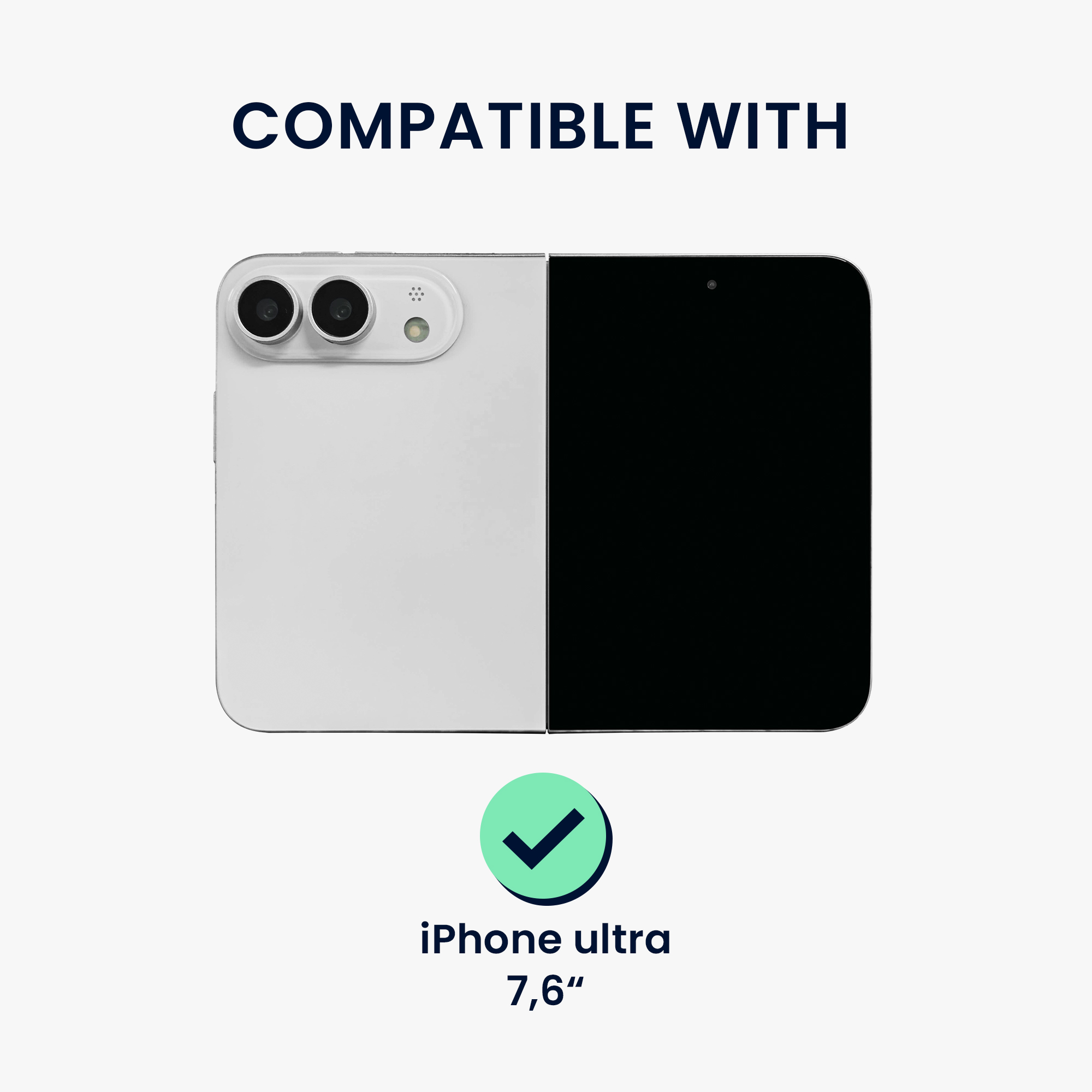 Sada fólií pro Apple iPhone Duo, 3× vnitřní + 3× vnější kwmobile