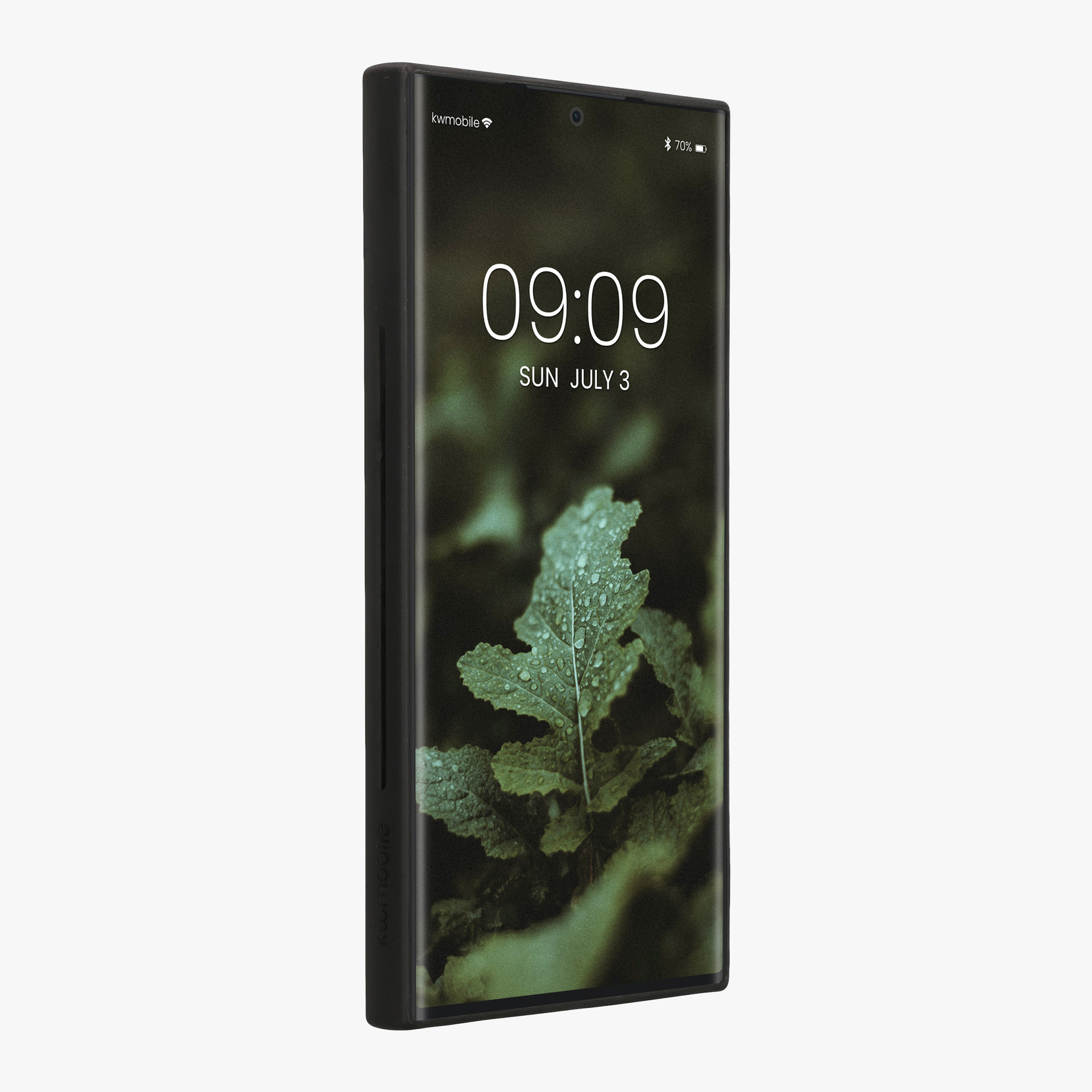 Dřevěný kryt Samsung Galaxy S24 Ultra kwmobile tmavě hnědá