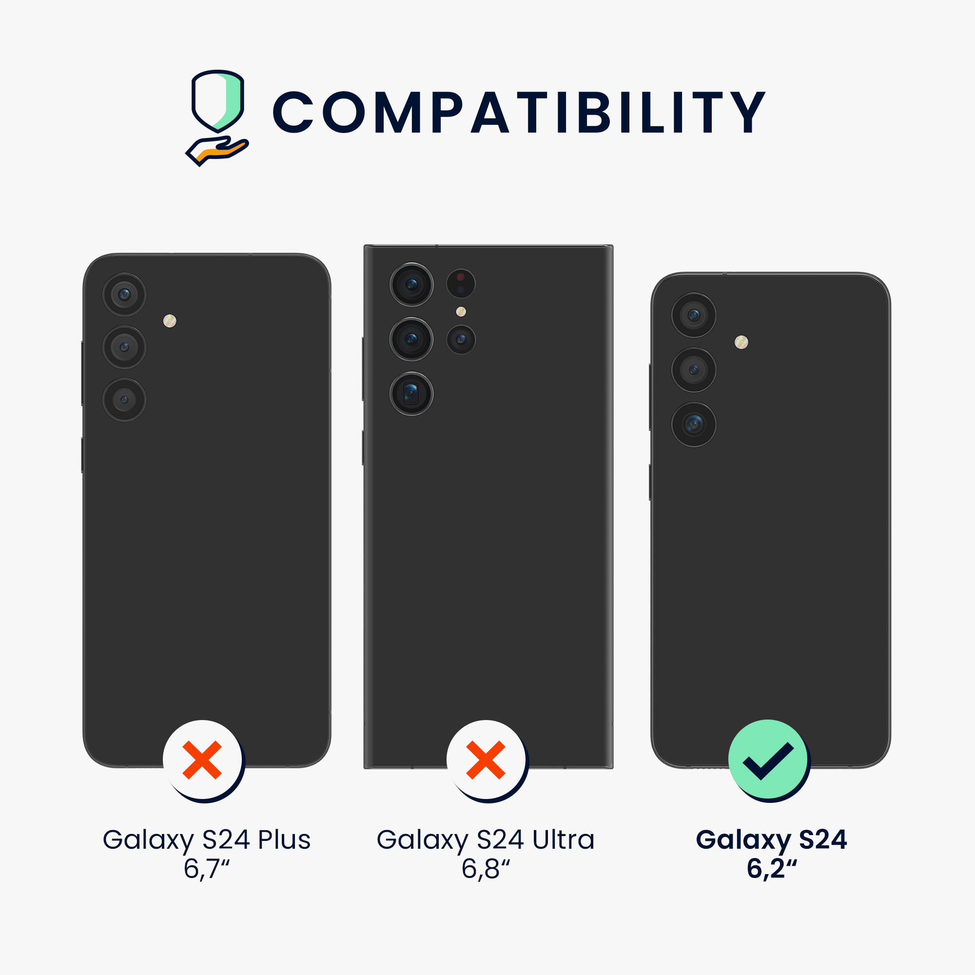 Silikonový kryt na mobil Galaxy S24 kwmobile černá