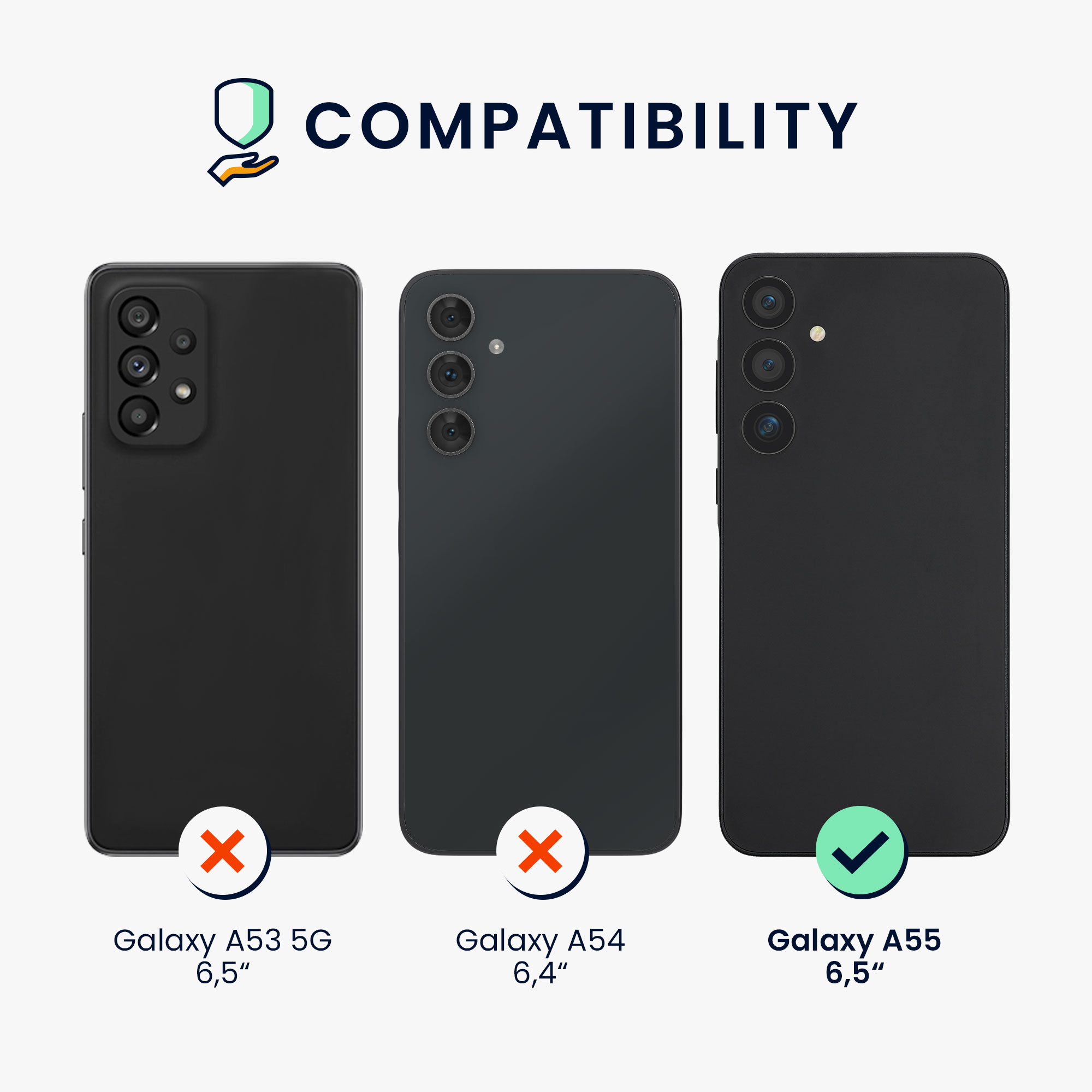 Kryt na mobil Samsung Galaxy A55 5G kwmobile TPU Mechová zelená