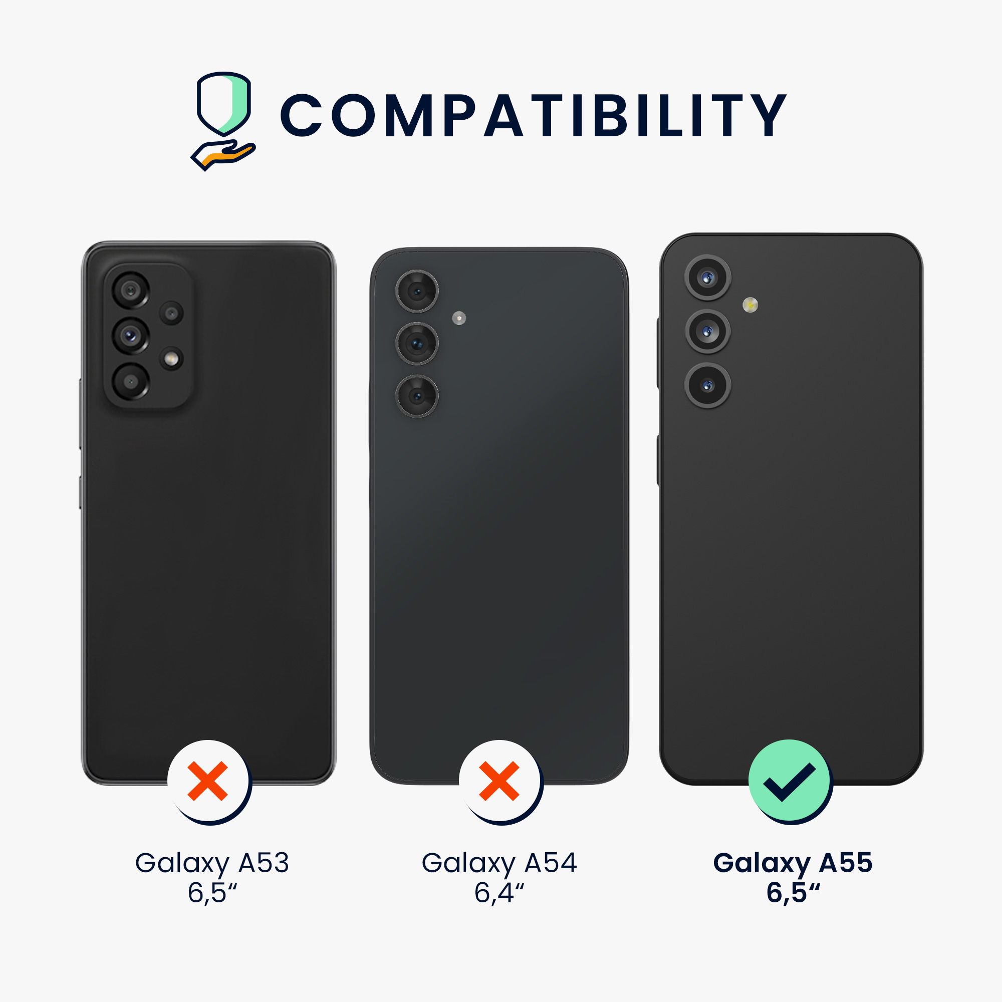 Kryt na mobil Samsung Galaxy A55 5G kwmobile TPU Šedo-zelená