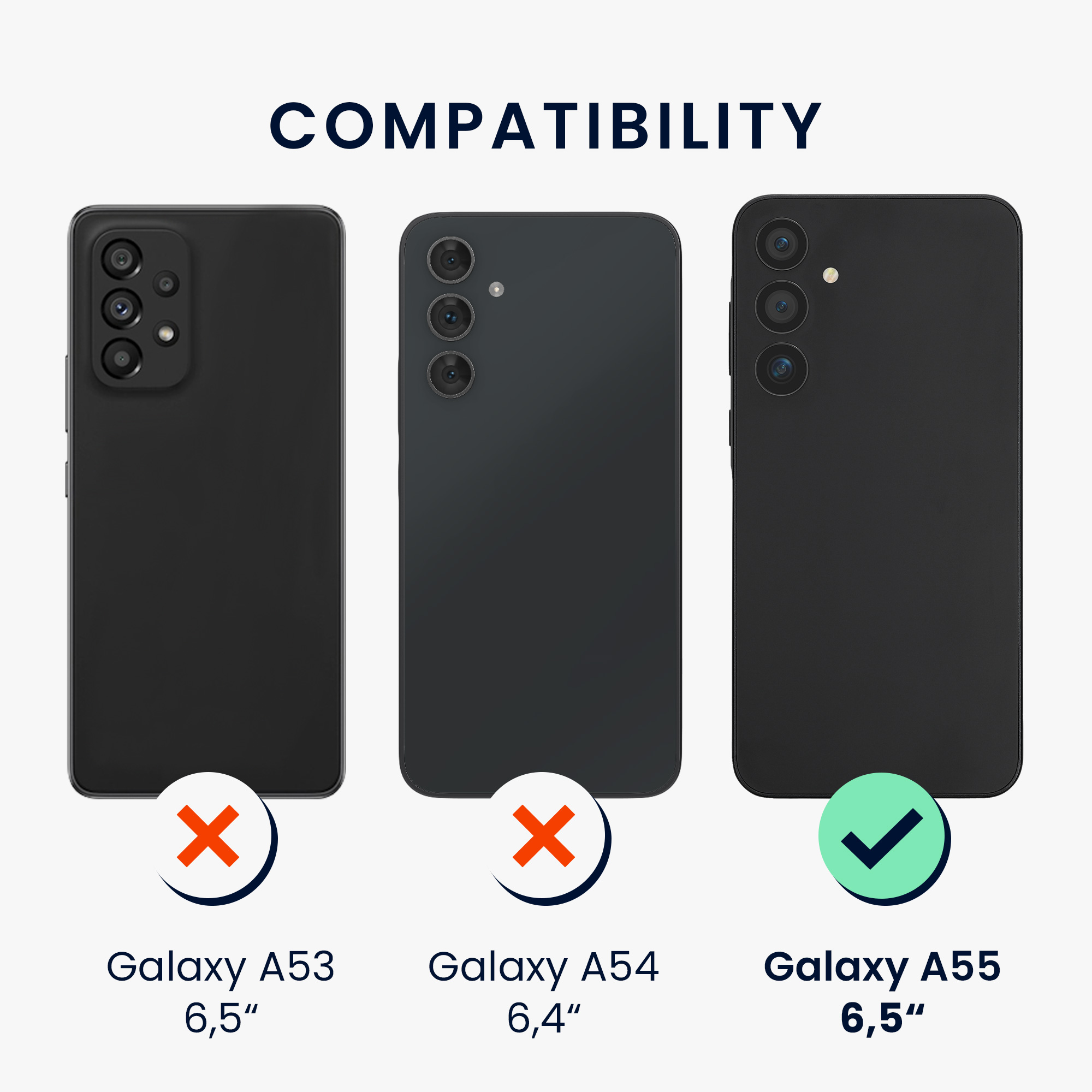 Kryt na mobil Samsung Galaxy A55 5G kwmobile TPU Zimní růžová