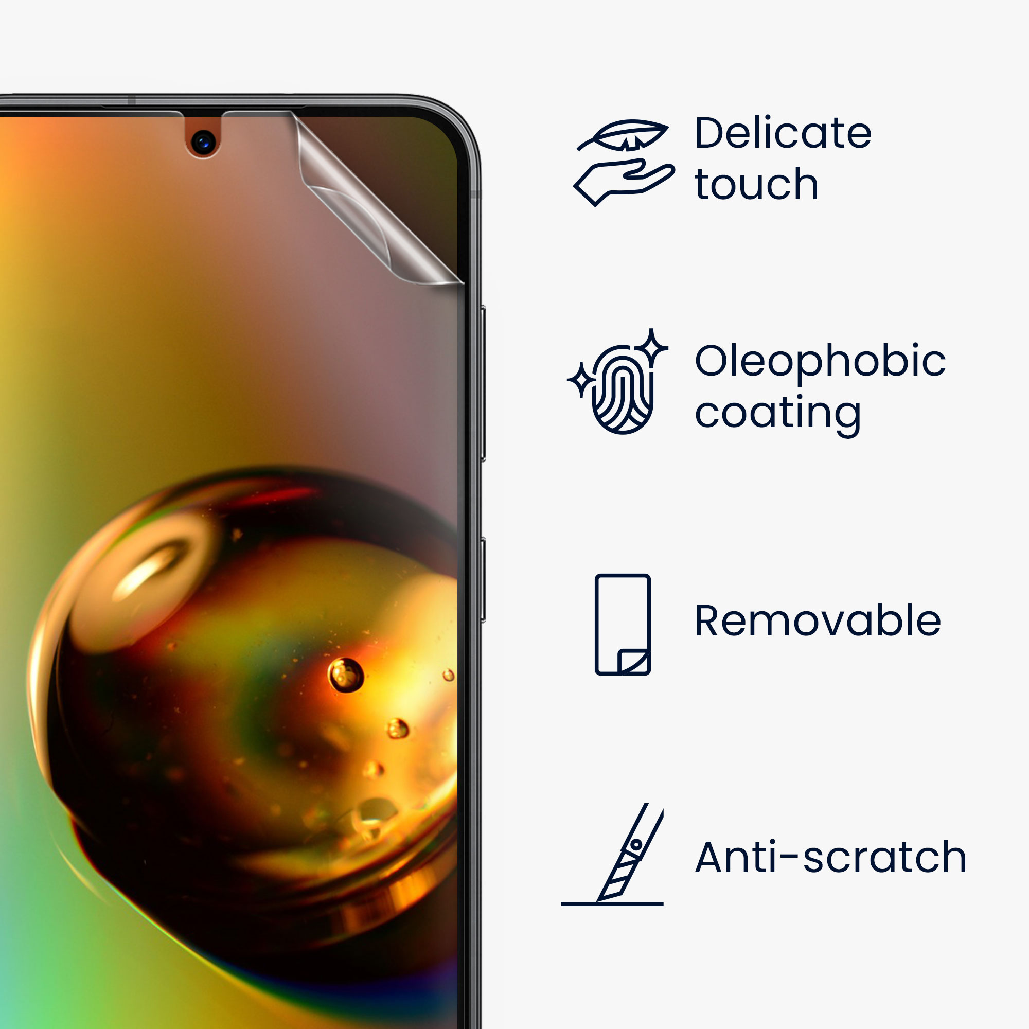 Ochranná fólie Samsung Galaxy S24 Plus kwmobile 6 ks transparentní