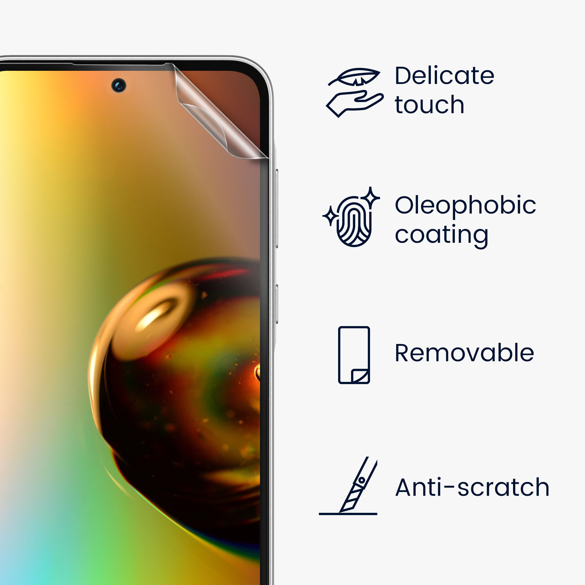 Ochranné fólie Samsung Galaxy A35 kwmobile 3 ks