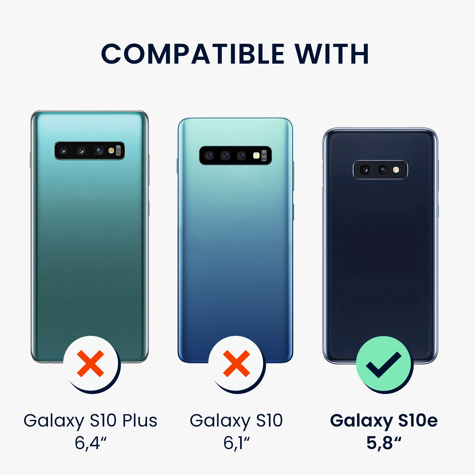 Čirý kryt na mobil Samsung Galaxy S10e kwmobile transparentní