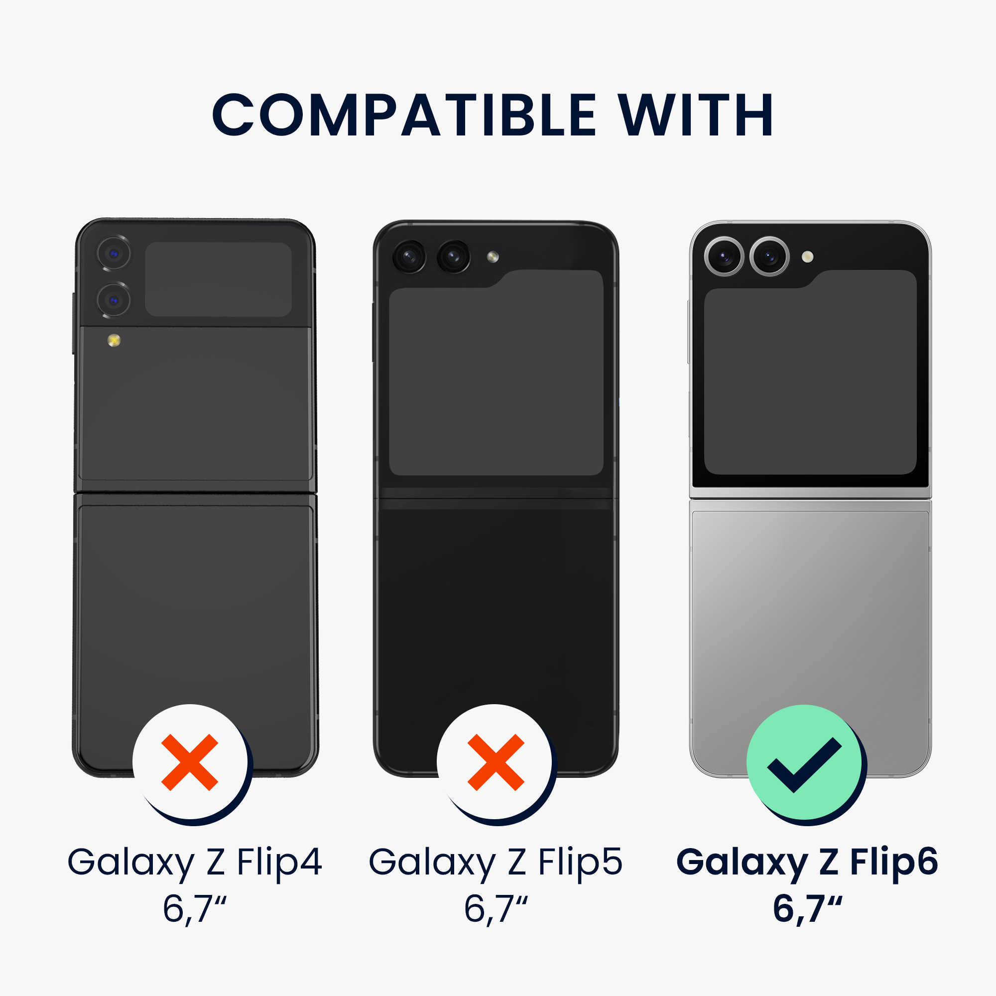 Kryt kwmobile pro Samsung Galaxy Z Flip6 - tmavě růžová