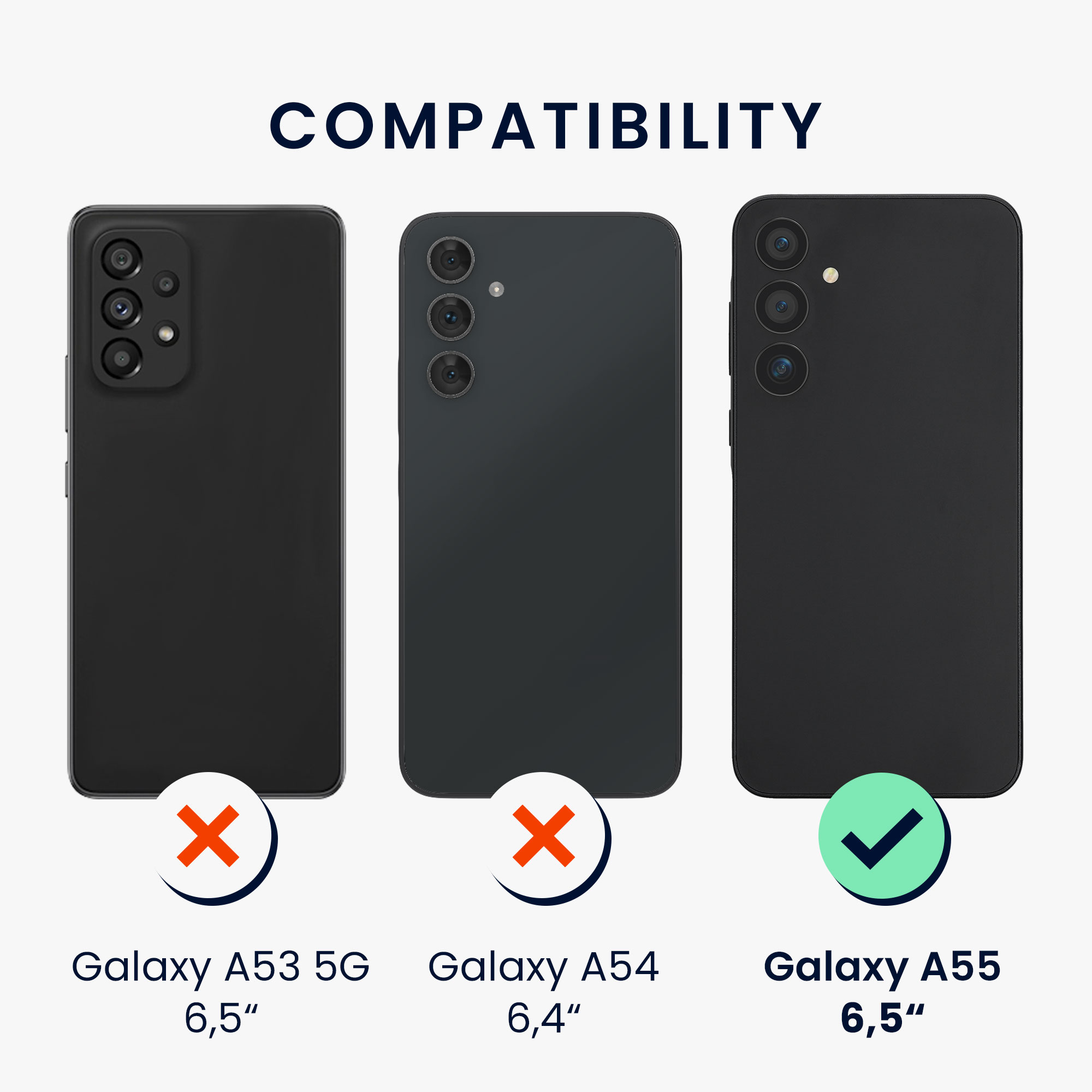 Kryt na mobil Samsung Galaxy A55 5G kwmobile slim matný TPU Zářivá žlutá