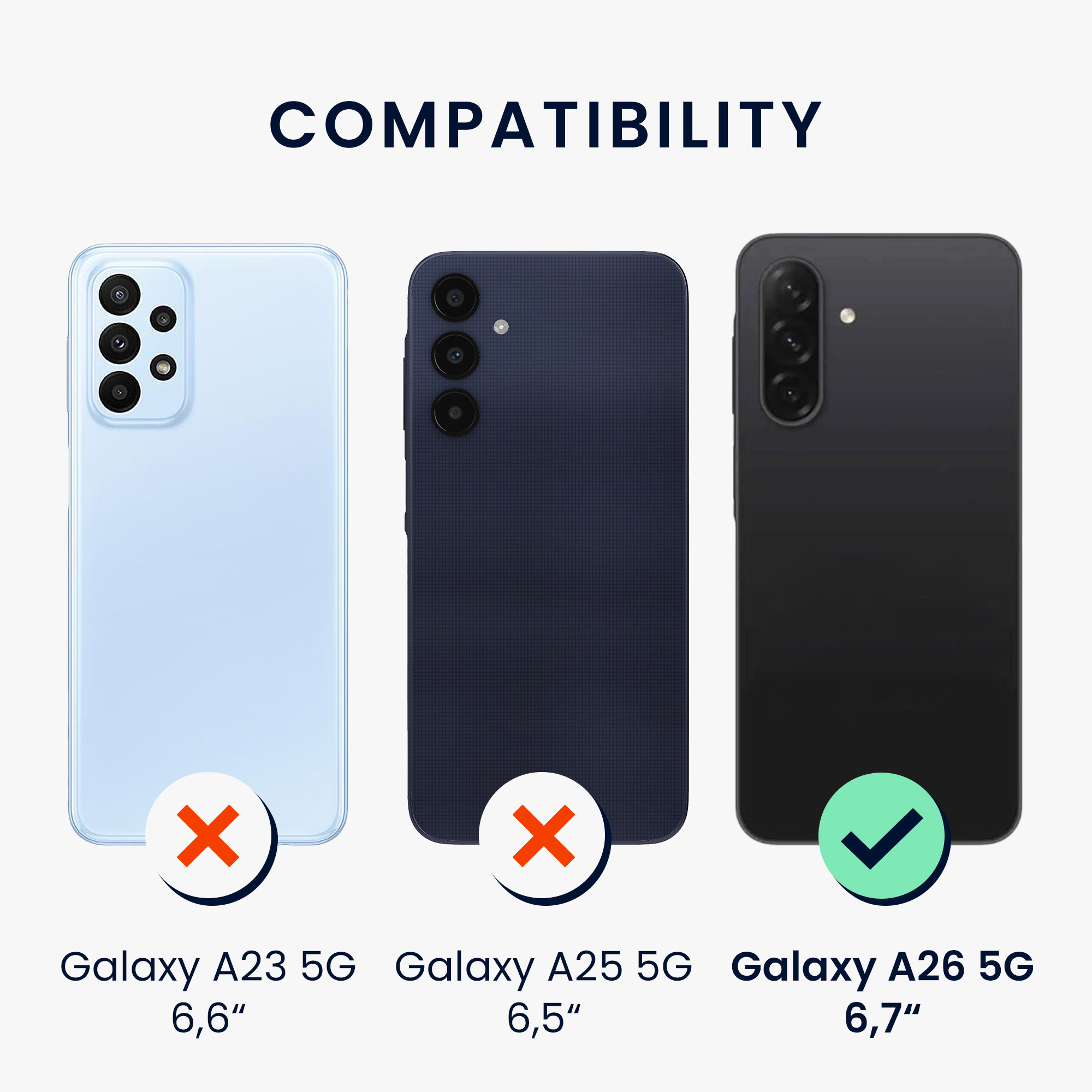 Kryt na mobil Samsung Galaxy A26 5G kwmobile TPU metalický Metalická růžová