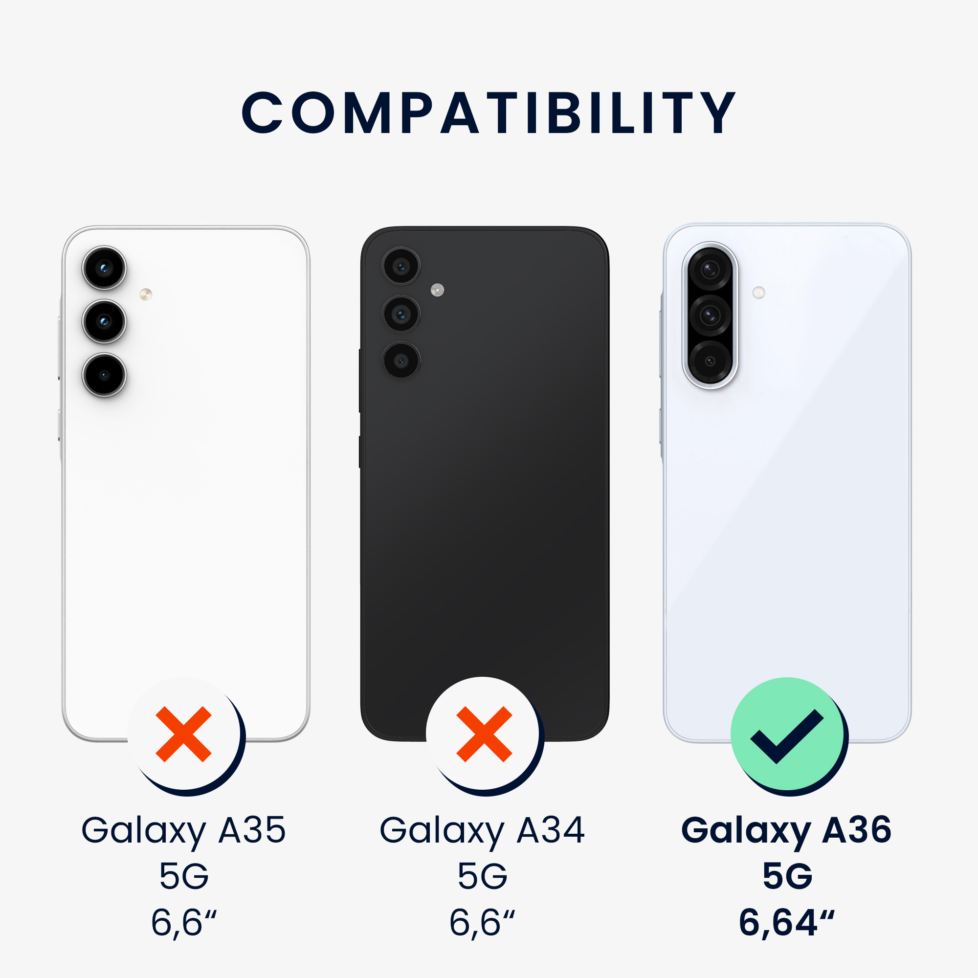 Kryt na mobil Samsung Galaxy A36 5G kwmobile TPU Ovocná oranžová