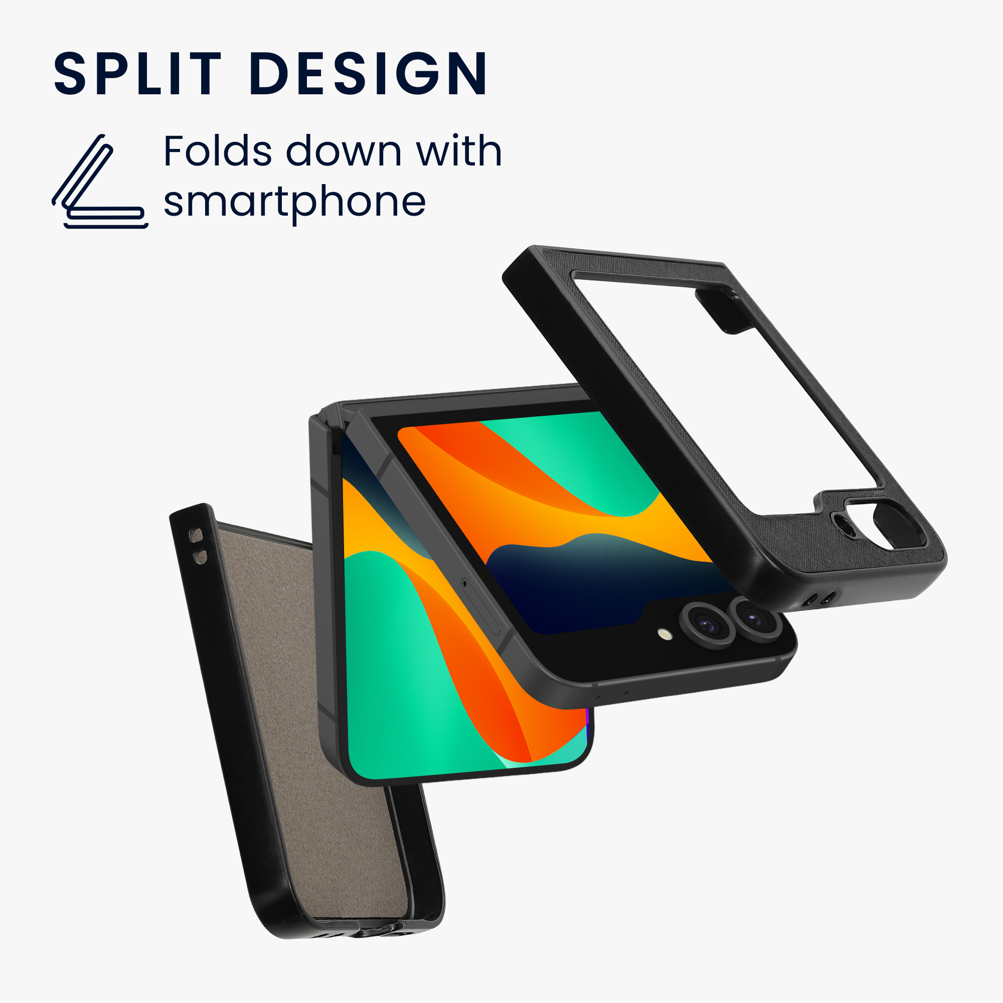 Pouzdro pro Samsung Galaxy Z Flip6 kwmobile - černá