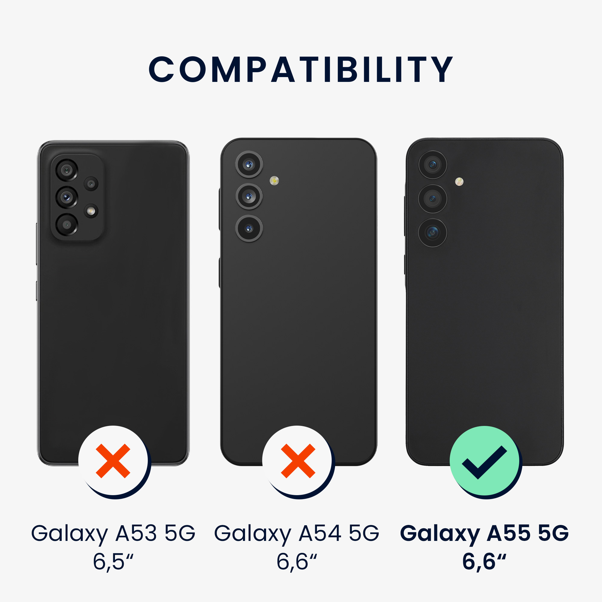 Kryt na mobil Samsung Galaxy A55 5G kwmobile slim matný TPU Bordeaux fialová
