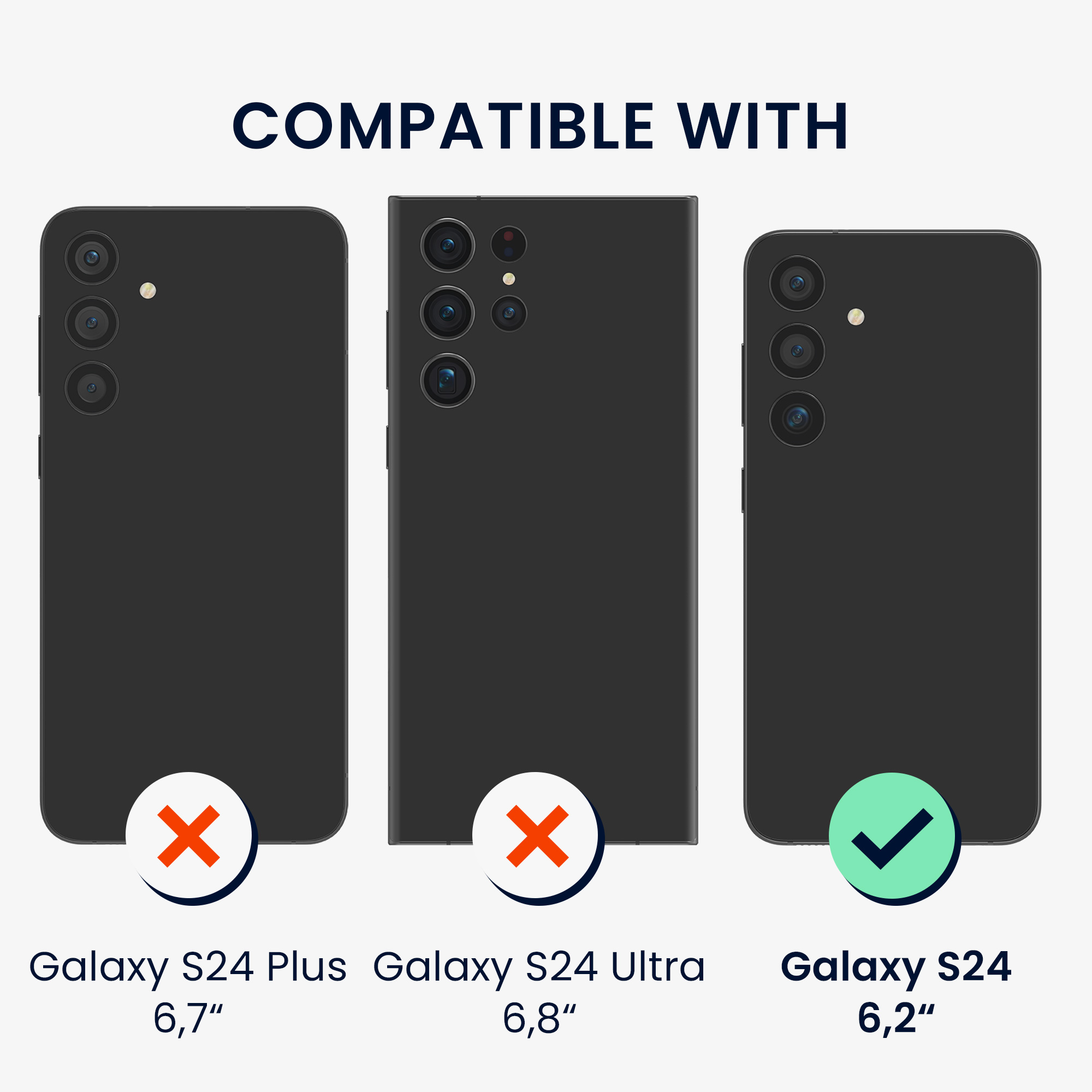 MagSafe kryt na mobil Galaxy S24 kwmobile černá karbonová textura