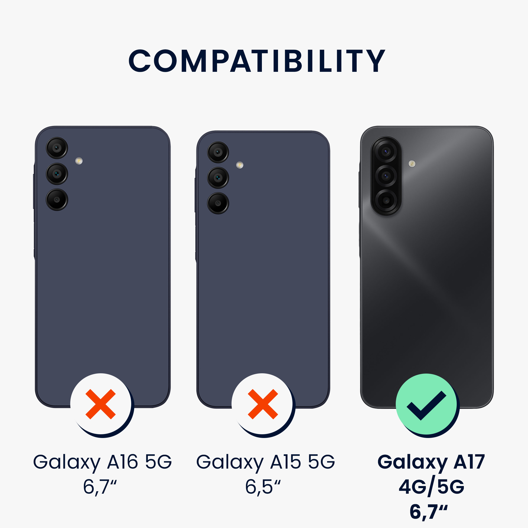 Kryt na mobil Samsung Galaxy A17 4G / 5G kwmobile TPU neonově korálový