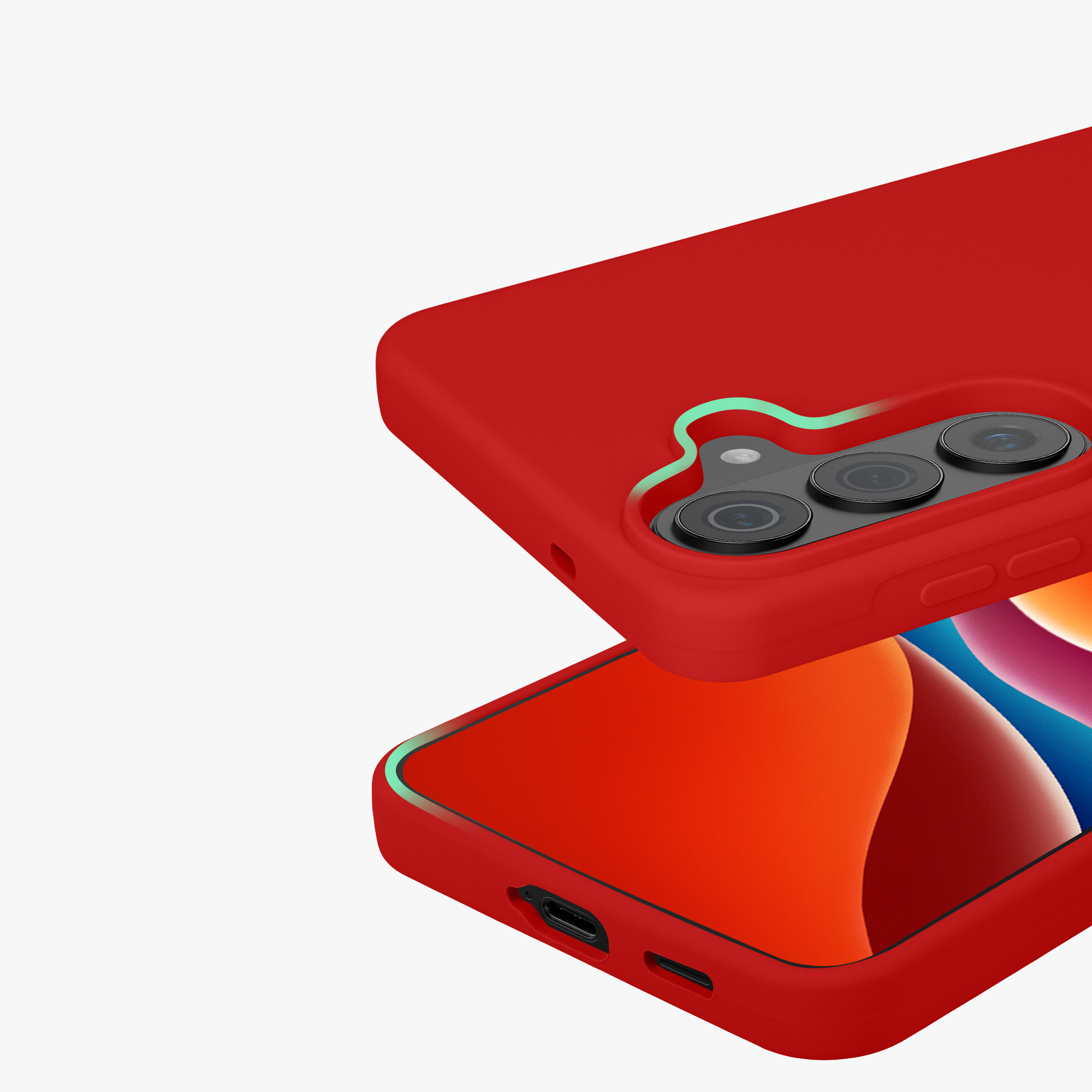 Pouzdro pro Samsung Galaxy S26 Plus kwmobile silikonové - klasická červená