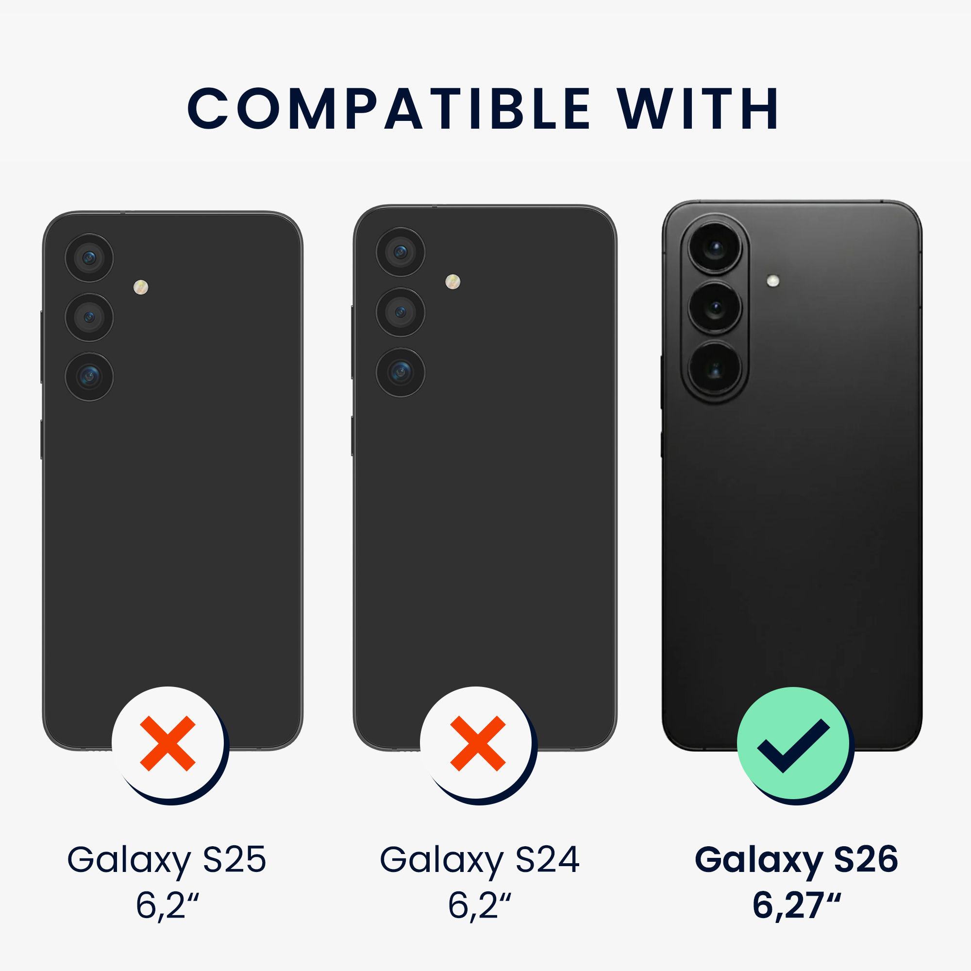 Kryt na mobil Samsung Galaxy S26 kwmobile metalická modrá