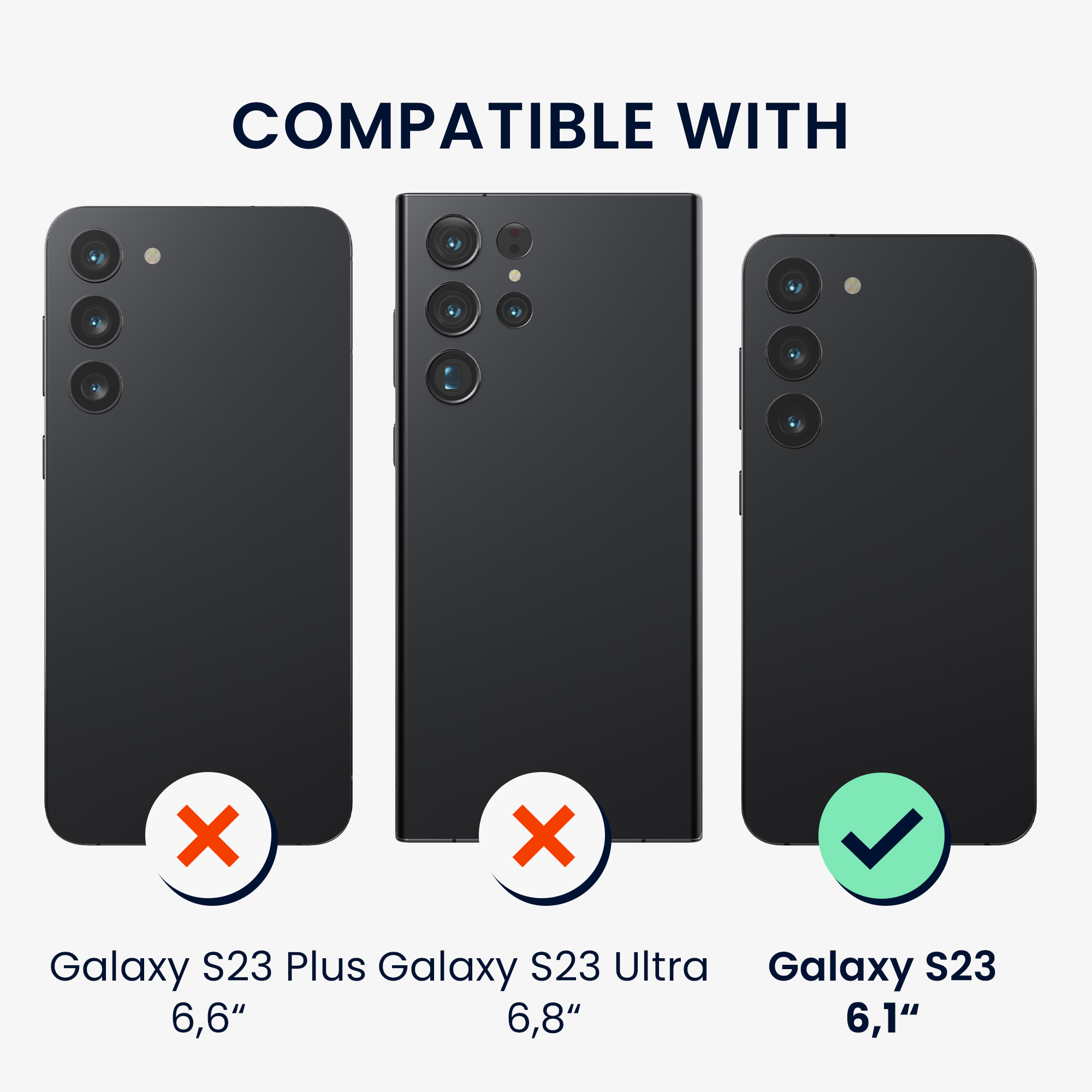 Kryt na mobil Galaxy S23 kwmobile s kartou transparentní