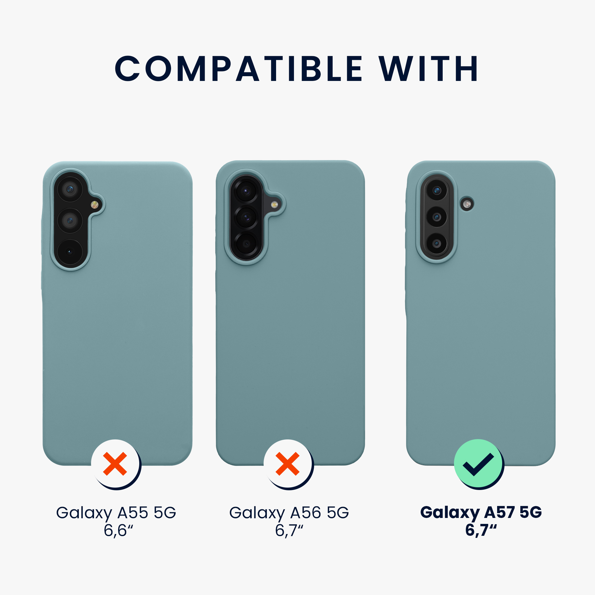 Pouzdro pro Samsung Galaxy A57 5G kwmobile silikonové - antický kámuži