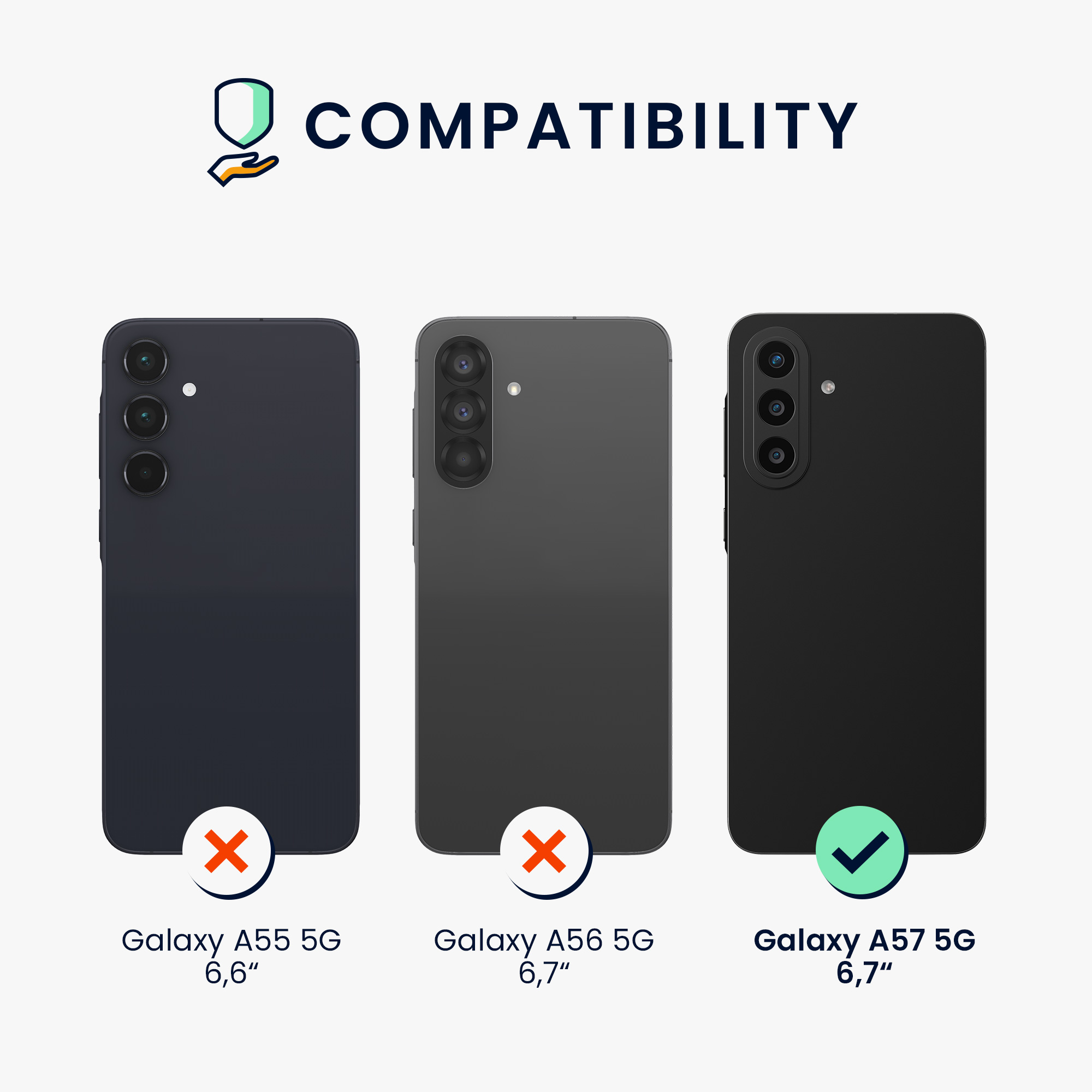 Kryt na mobil Samsung Galaxy A57 5G kwmobile TPU Ovocná oranžová