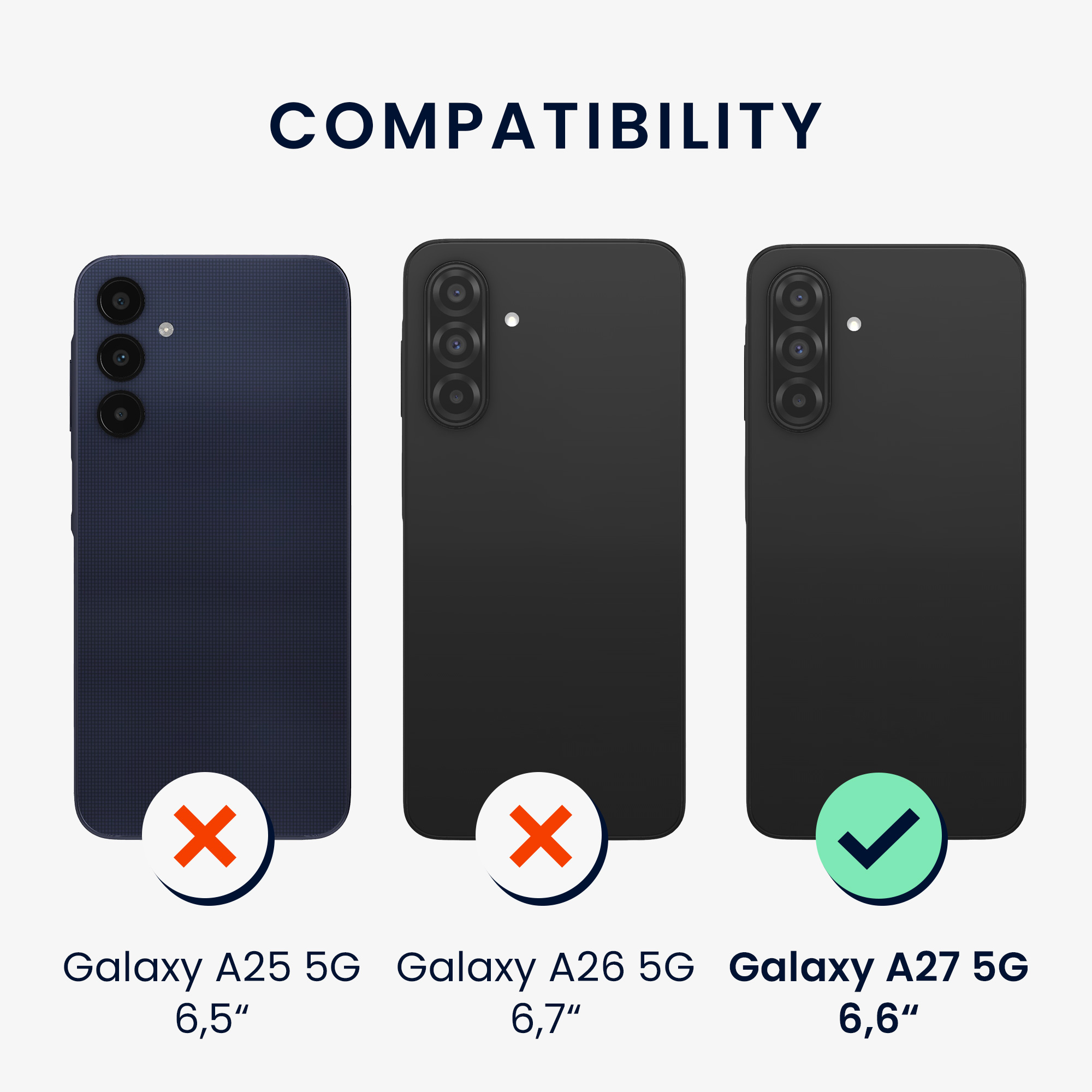 Pouzdro pro Samsung Galaxy A27 5G kwmobile TPU - černá