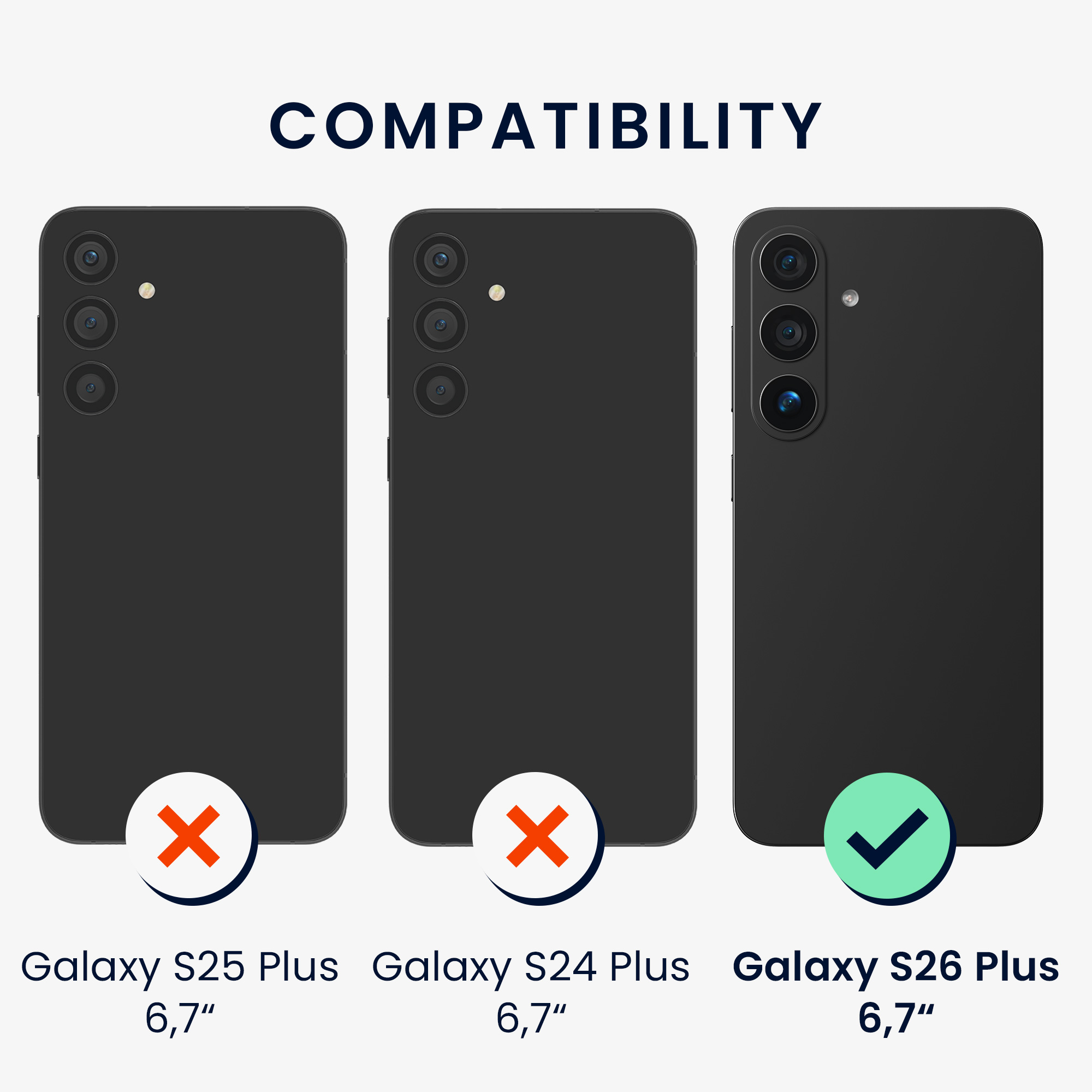 Čirá ochranná fólie + pouzdro s kytičkami kwmobile Samsung Galaxy S26 Plus