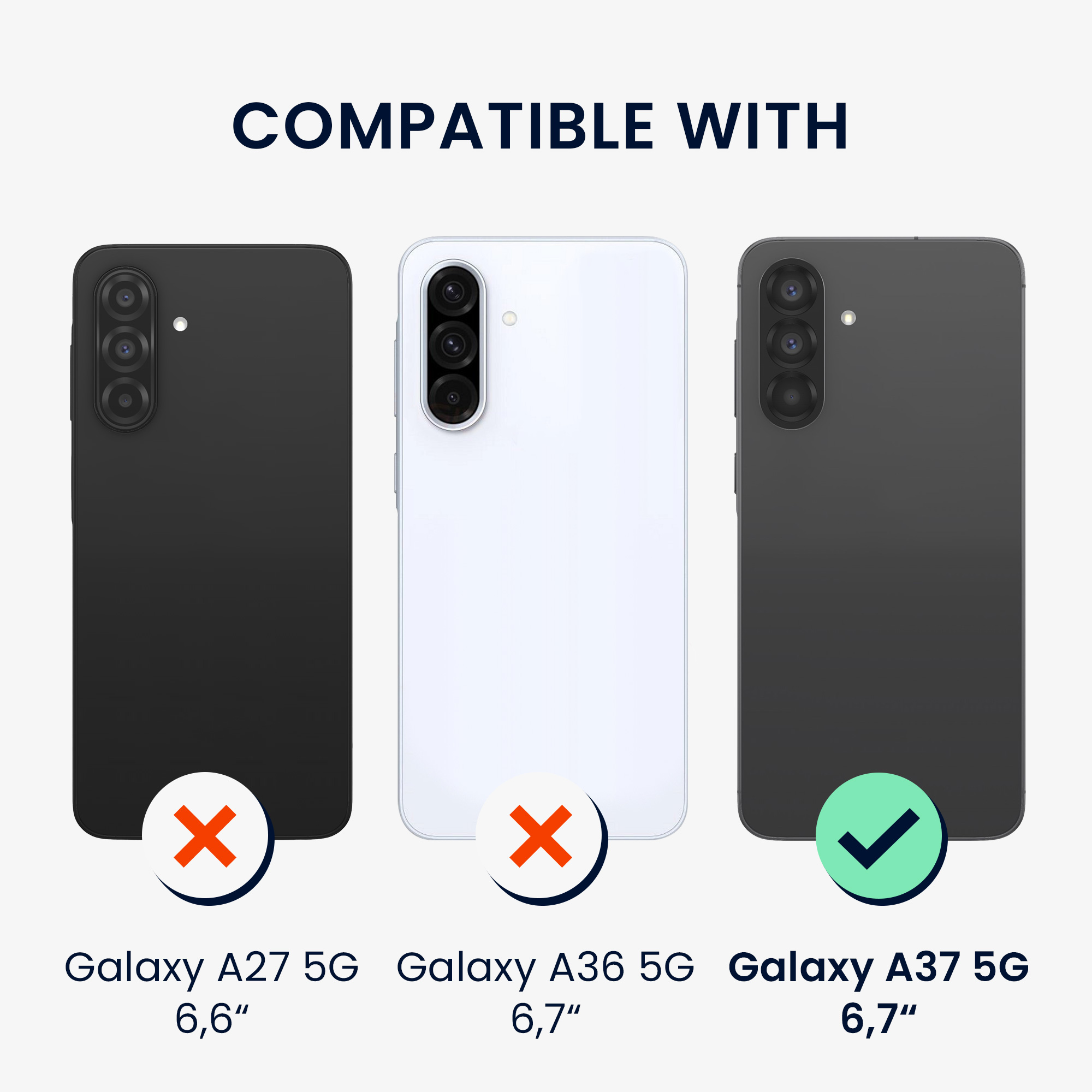 Čiré pouzdro s ochranným sklem pro Samsung Galaxy A37 5G kwmobile - motiv kytice pastelová fialová / transparentní