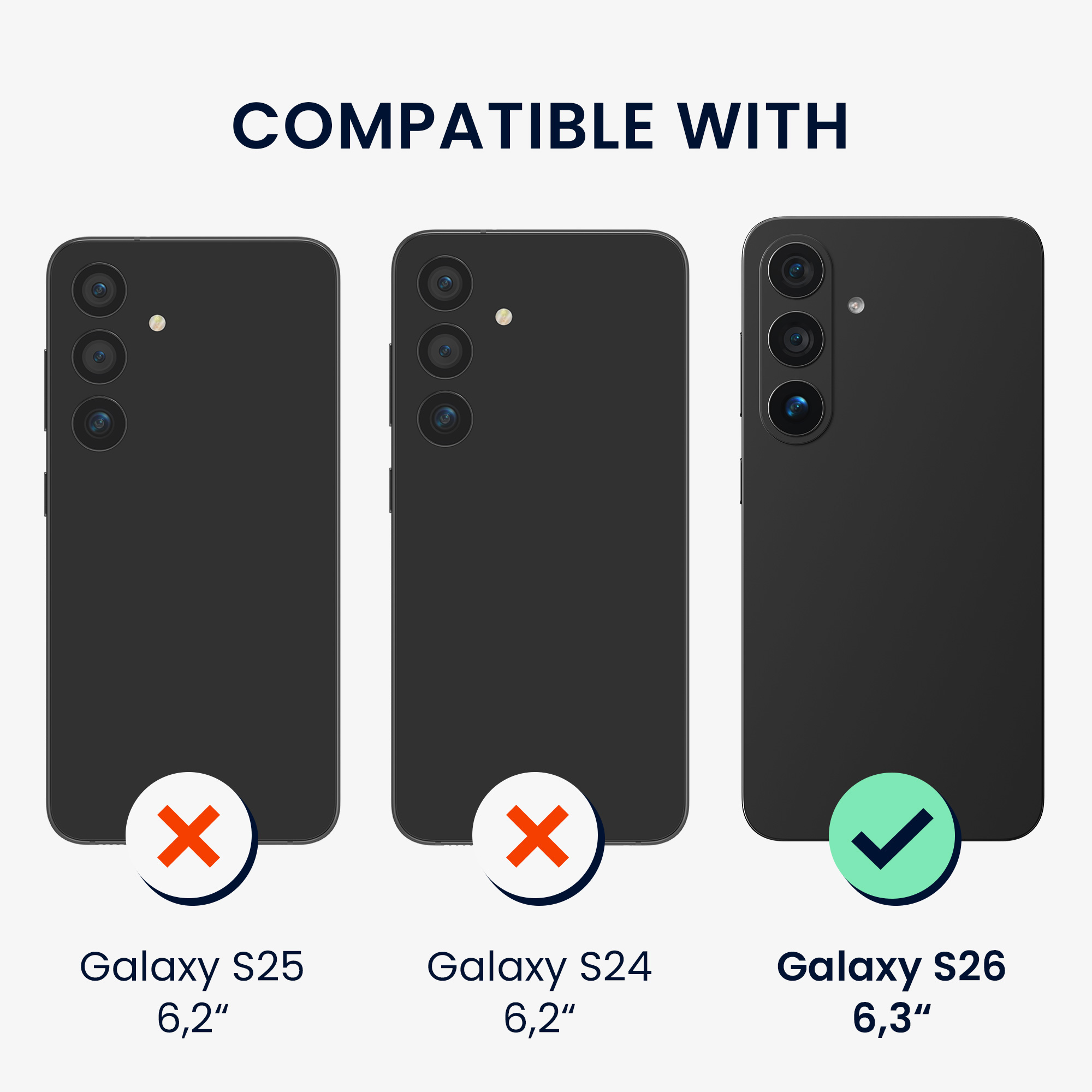 Dřevěný kryt pro Samsung Galaxy S26 s TPU rámečkem kwmobile ‑ tmavě hnědá