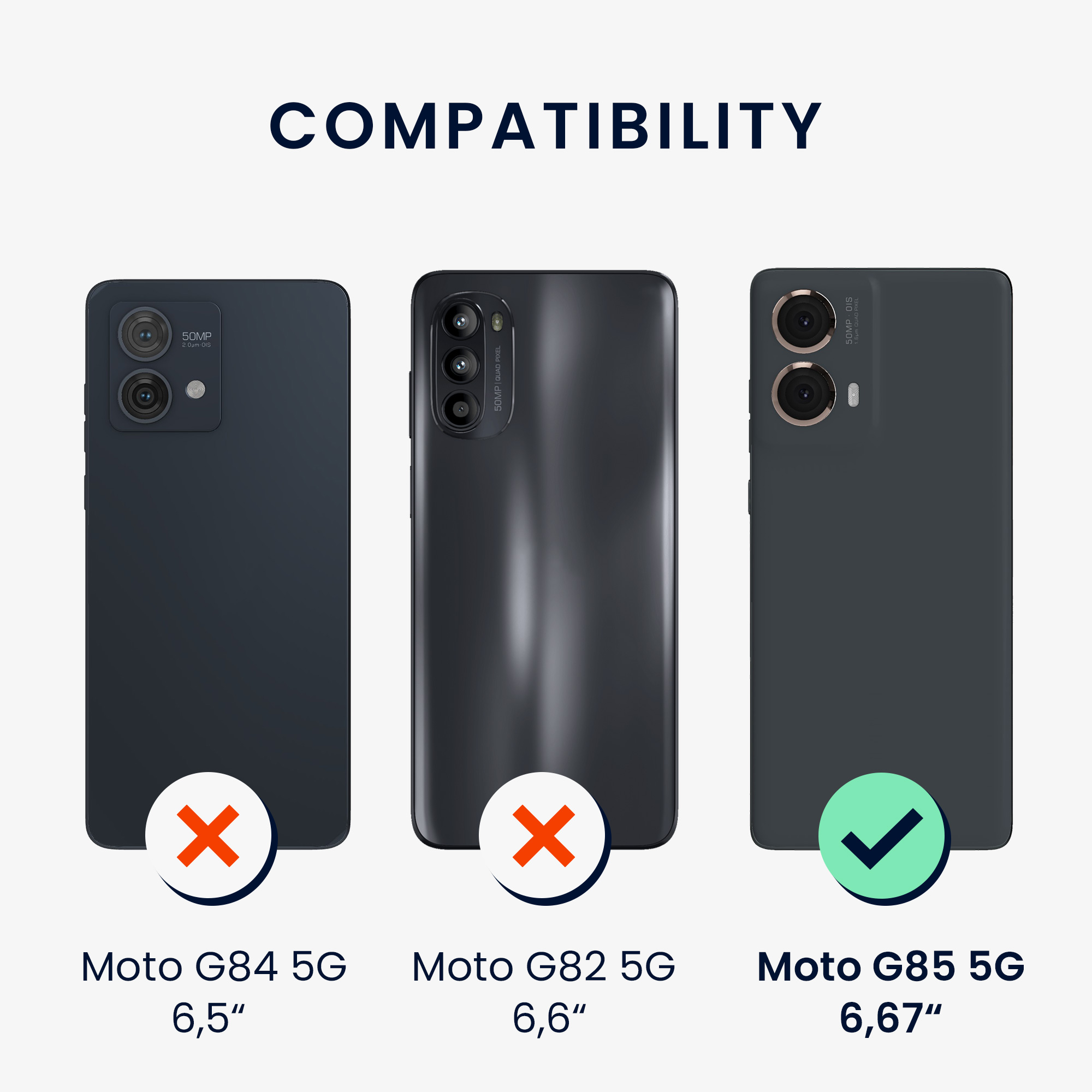 Kwmobile Crossbody pouzdro Motorola Moto G85 5G růžová / tmavě hnědá / transparentní