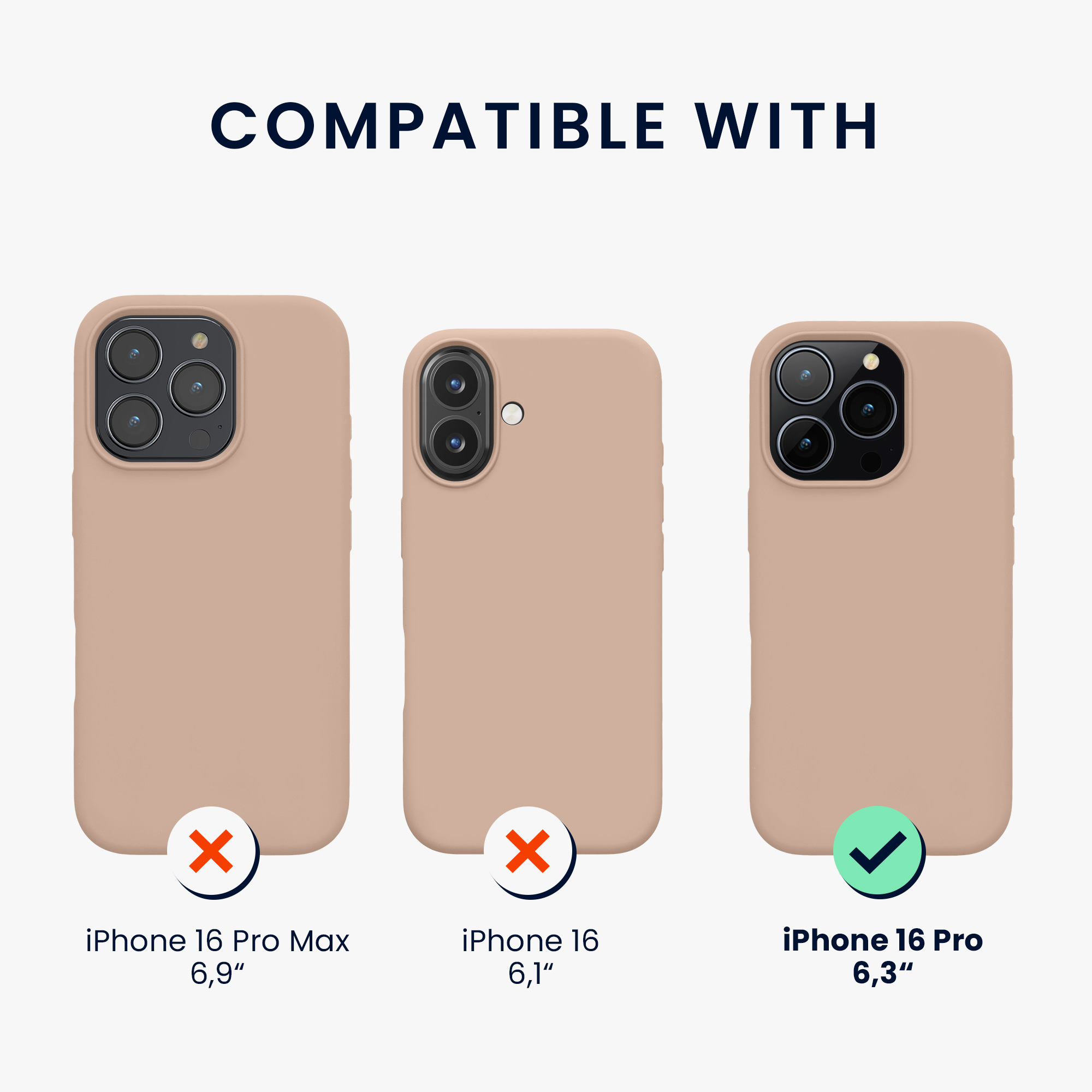 Silikonový kryt na mobil Apple iPhone 16 Pro kwmobile - Coconut Swirl