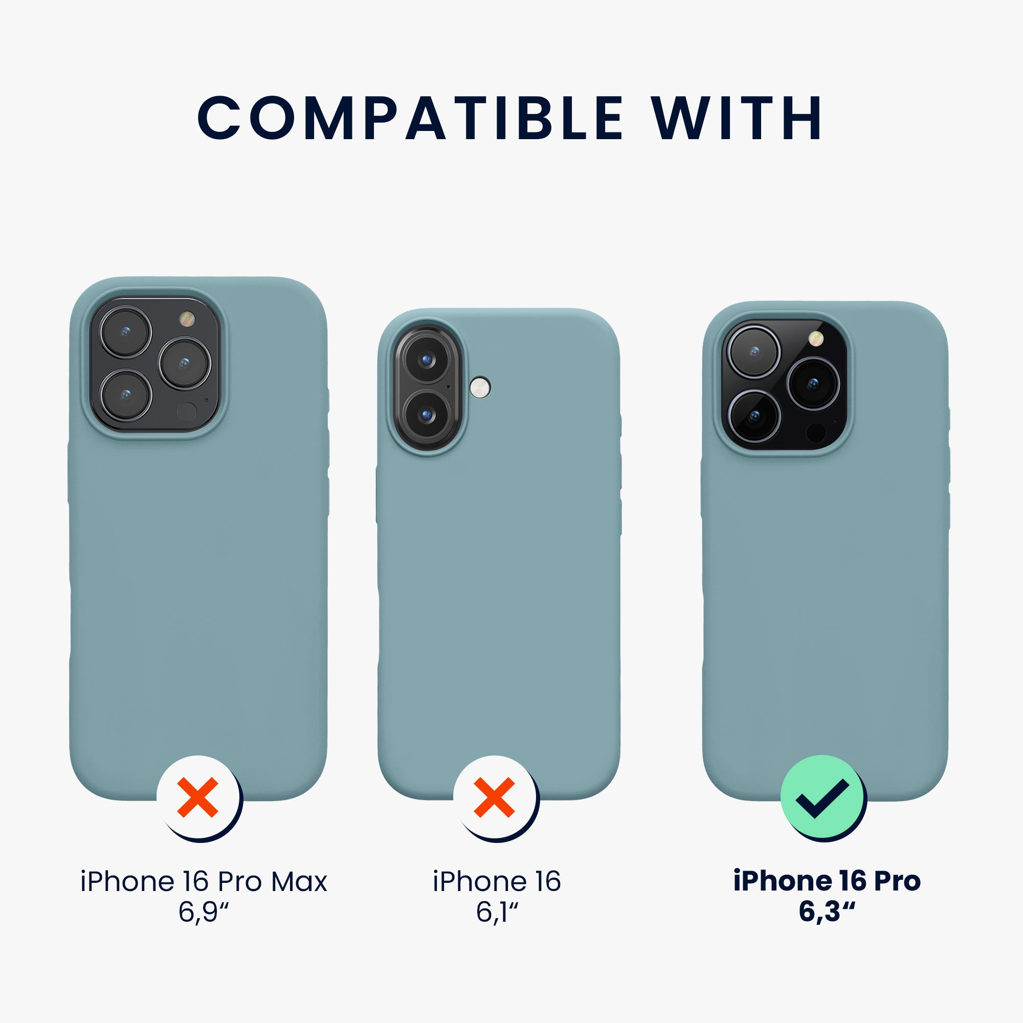 Pouzdro pro Apple iPhone 16 Pro kwmobile silikonové - antický kámen