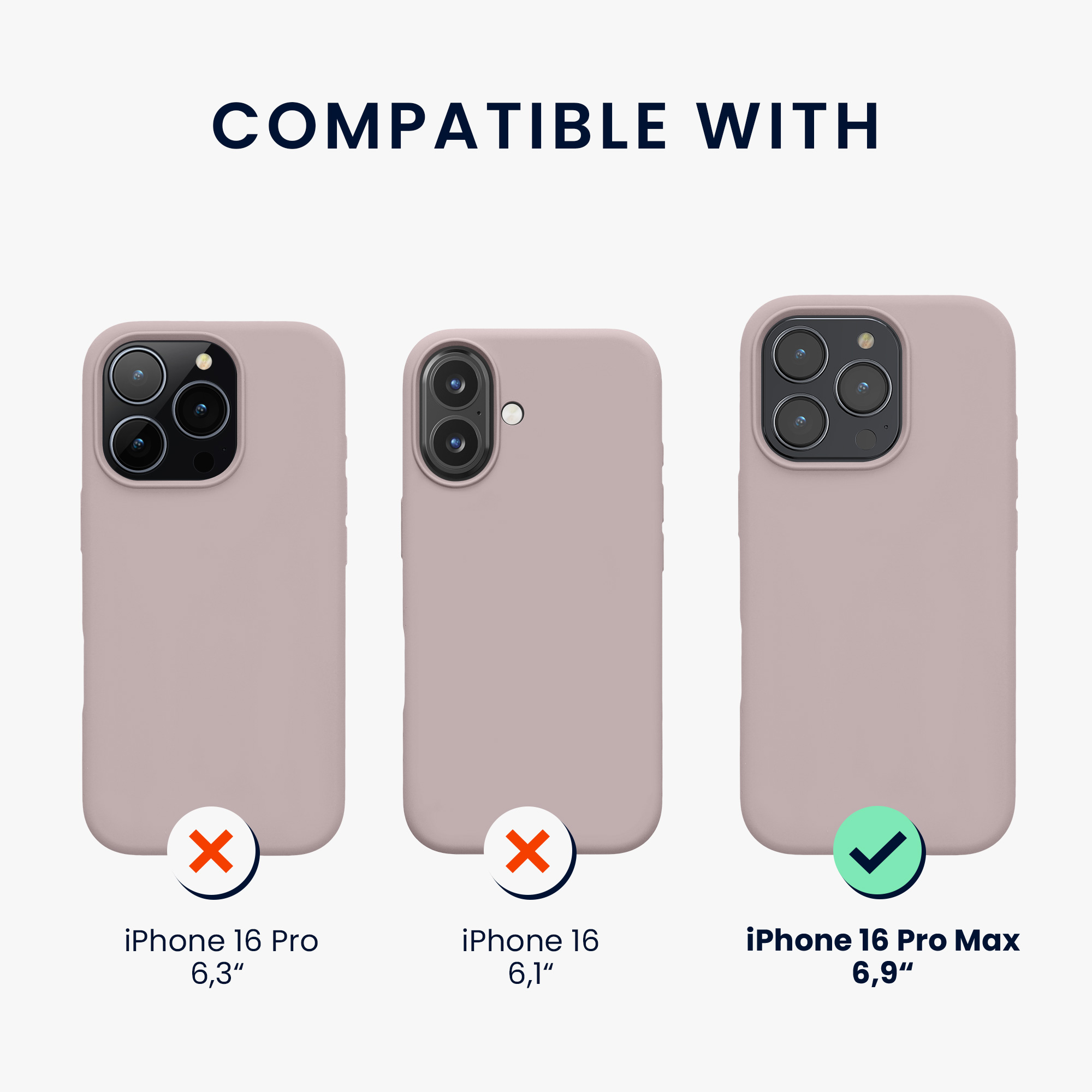Silikonový kryt na mobil Apple iPhone 16 Pro Max kwmobile - fialová