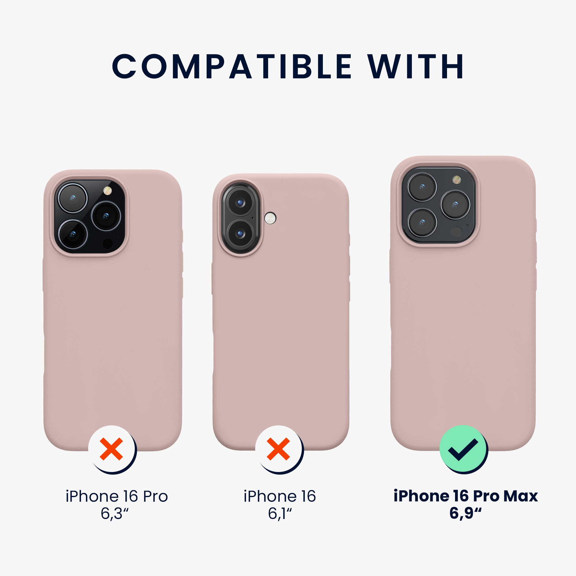 Pouzdro pro Apple iPhone 16 Pro Max kwmobile silikonové - světle lila