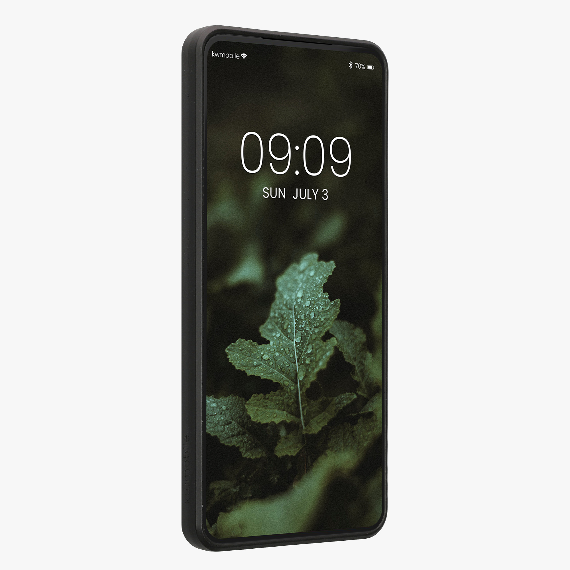 Kwmobile Dřevěný kryt Motorola Moto G84 5G tmavě hnědá