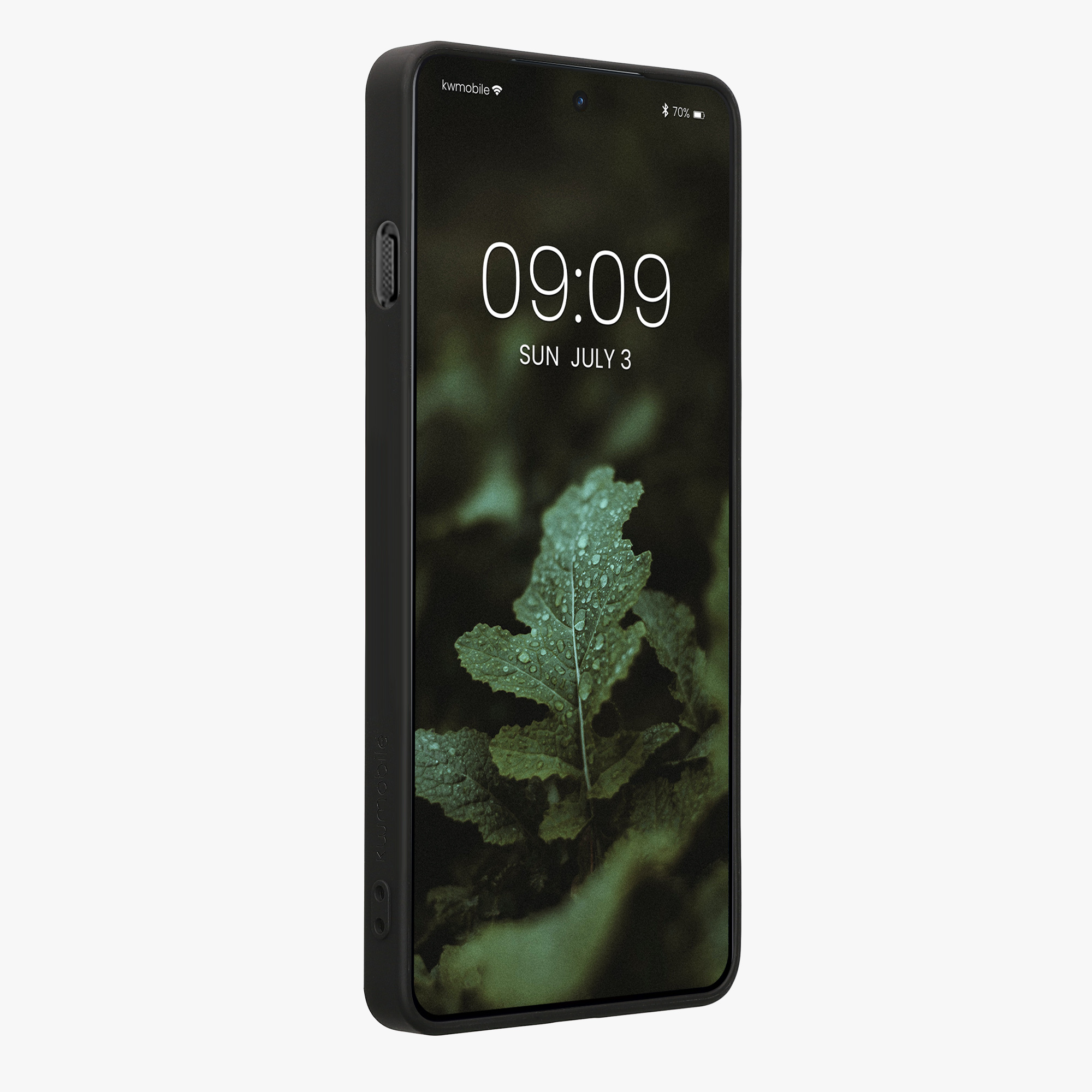 Kryt na mobil OnePlus 13R kwmobile Wood Case tmavě hnědá