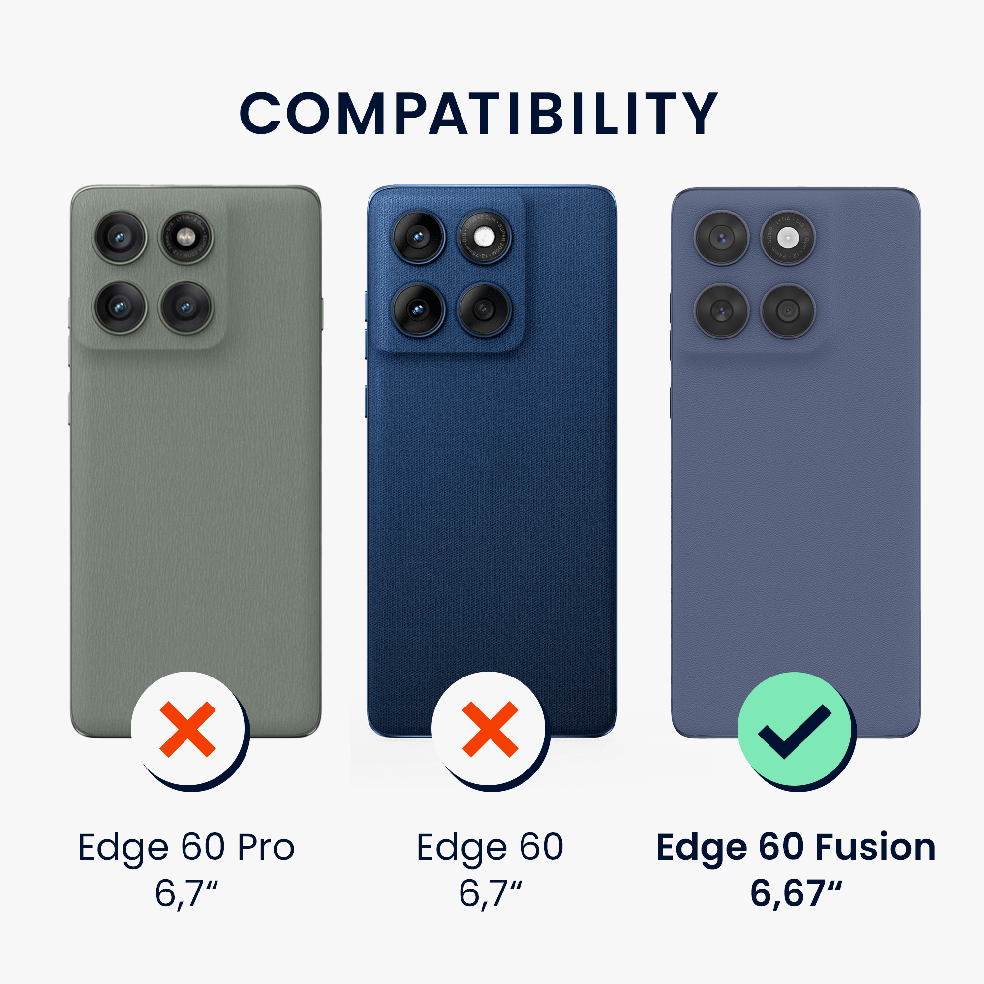 Kryt na mobil Motorola Edge 60 Fusion kwmobile TPU zimní růžová