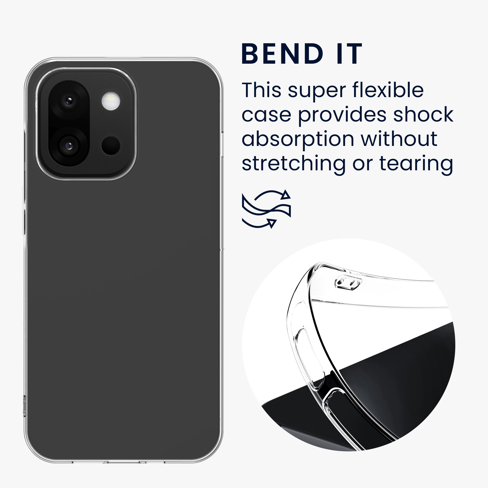 Pouzdro pro OnePlus 13T kwmobile tenké TPU - transparentní