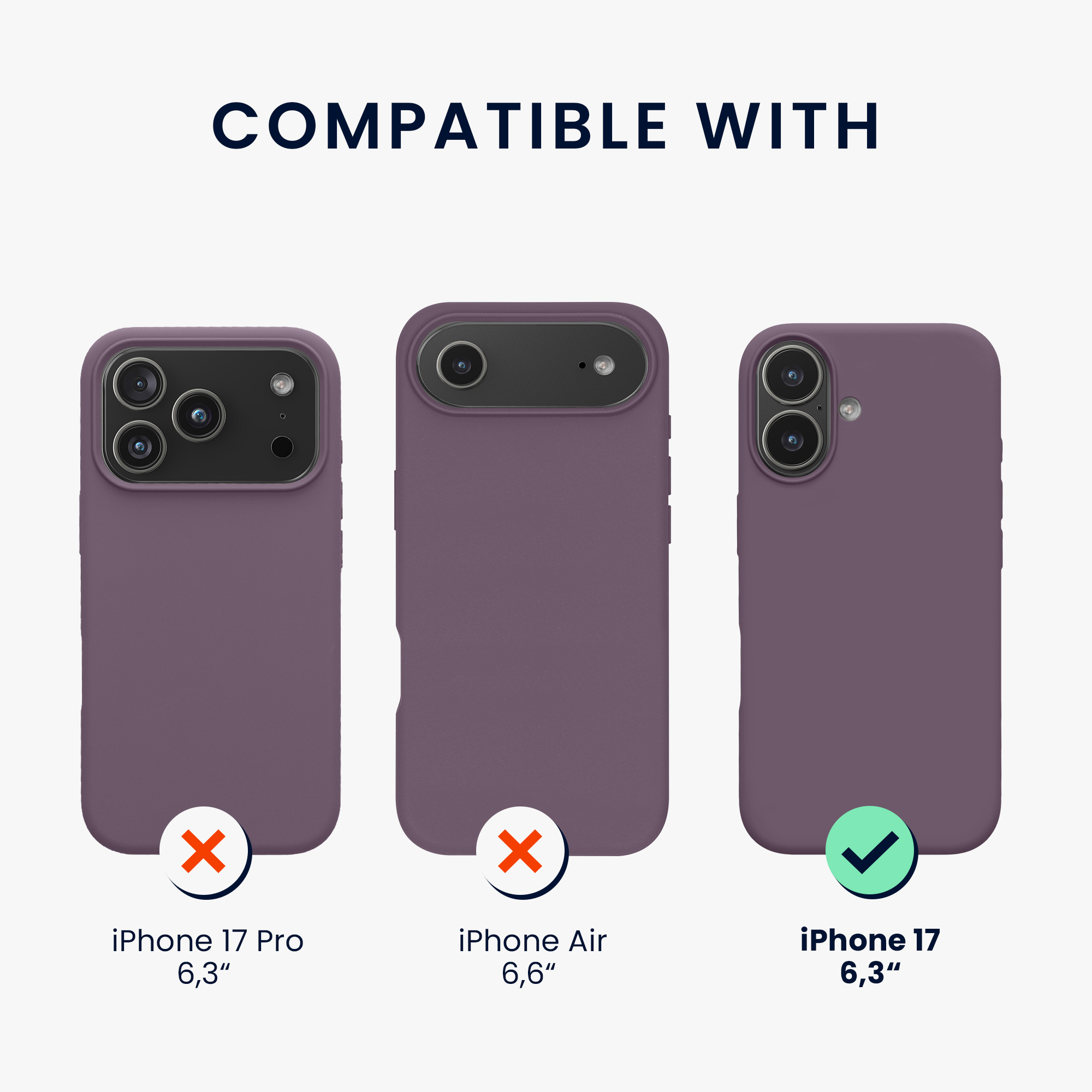 Pouzdro pro Apple iPhone 17 kwmobile silikonové - pastelová kosatcová