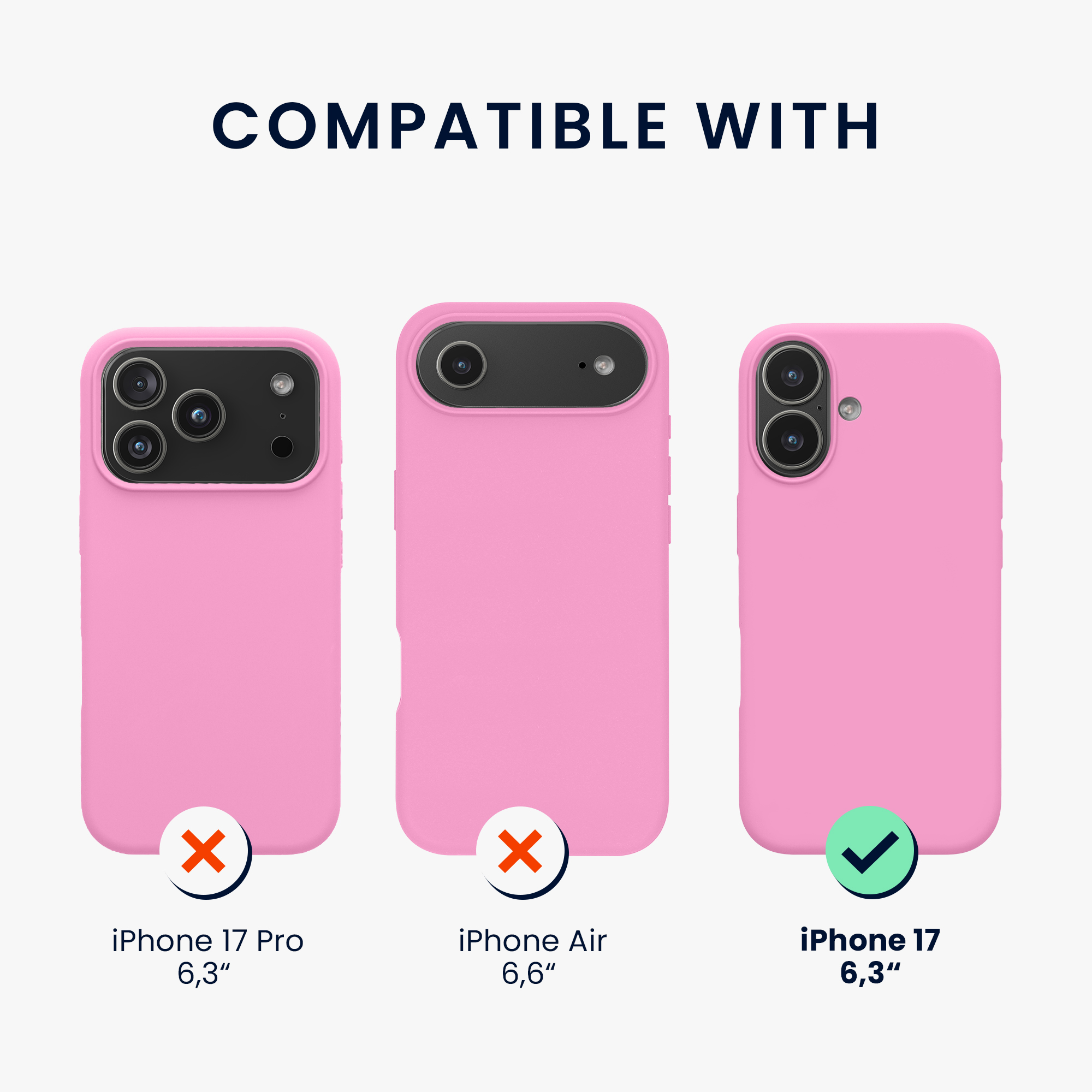 Pouzdro pro Apple iPhone 17 kwmobile silikonové - růžová levandulová