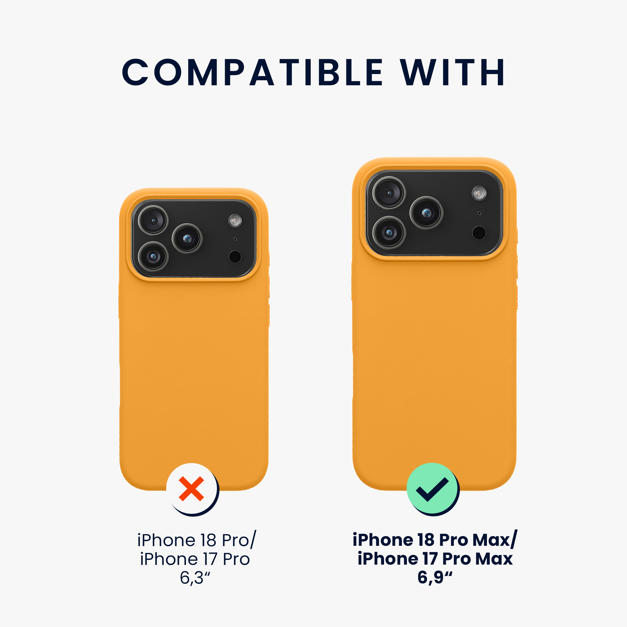 Pouzdro pro Apple iPhone 18 Pro Max / iPhone 17 Pro Max kwmobile silikonové - mangová