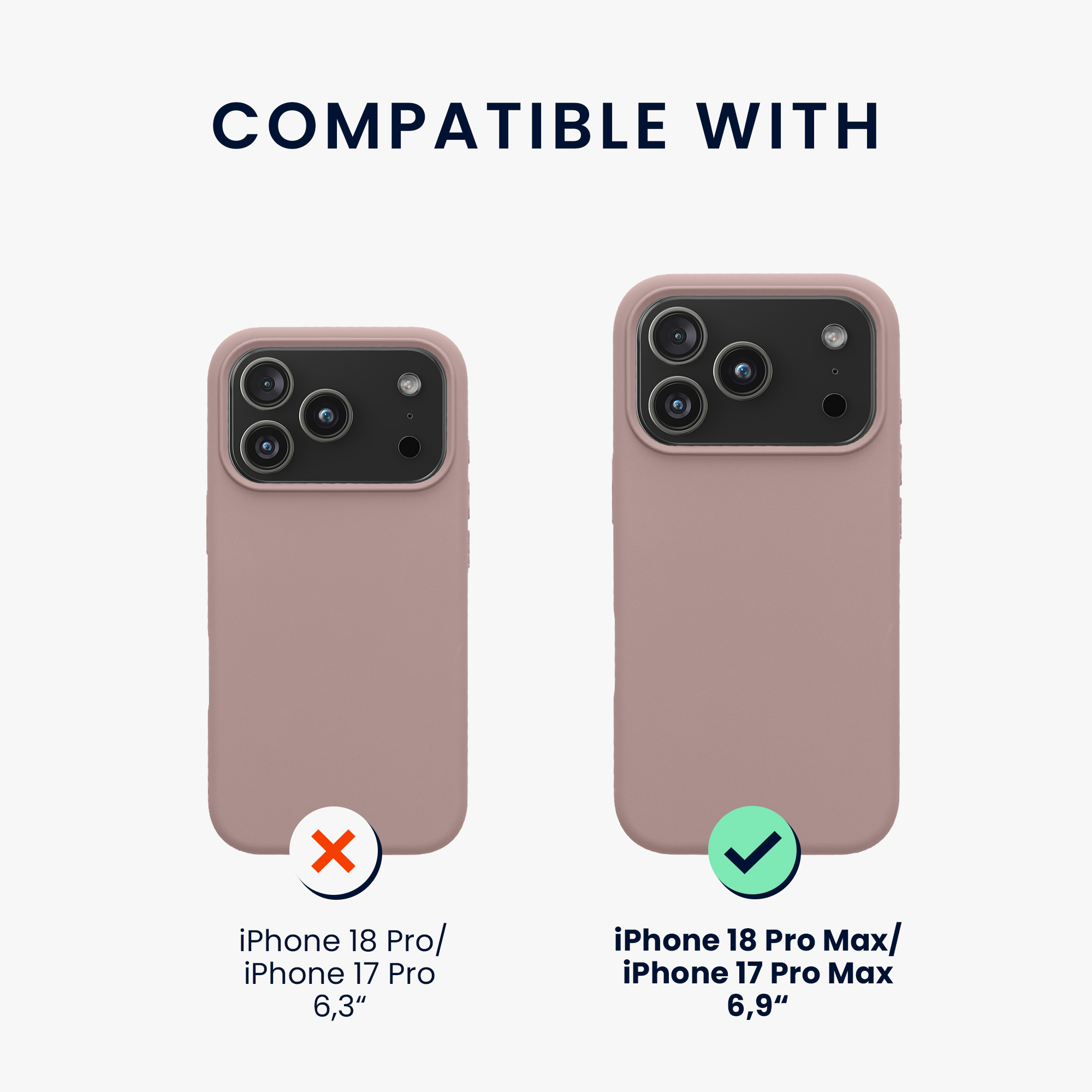 Pouzdro pro Apple iPhone 18 Pro Max / iPhone 17 Pro Max kwmobile silikonové - světle lila
