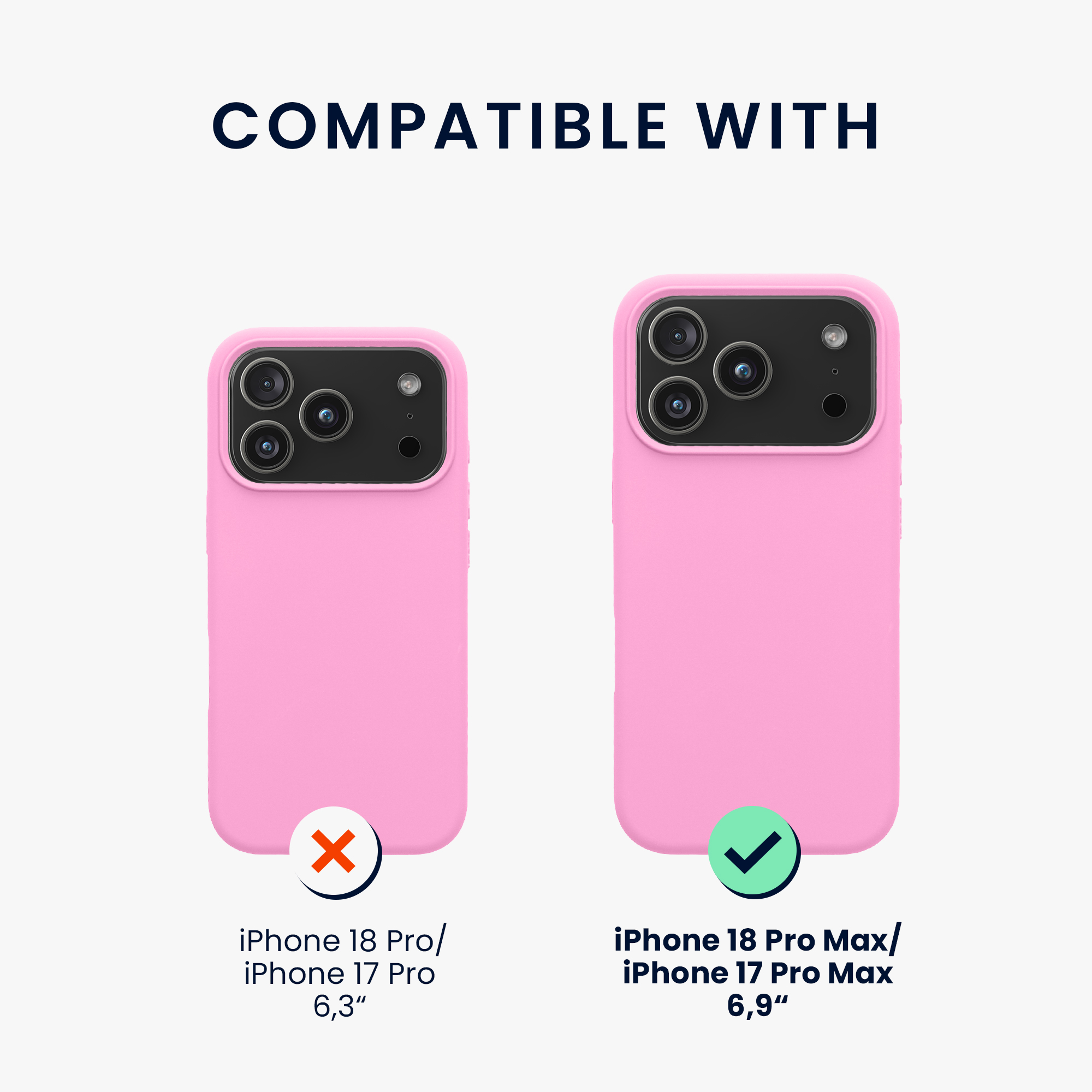 Pouzdro pro Apple iPhone 18 Pro Max / iPhone 17 Pro Max kwmobile silikonové - růžová levandulová