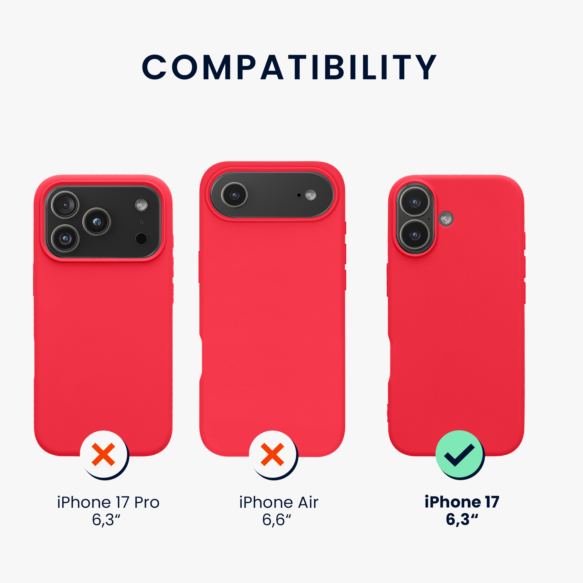 Pouzdro pro iPhone 17 kwmobile tenké silikonové - neonově růžová